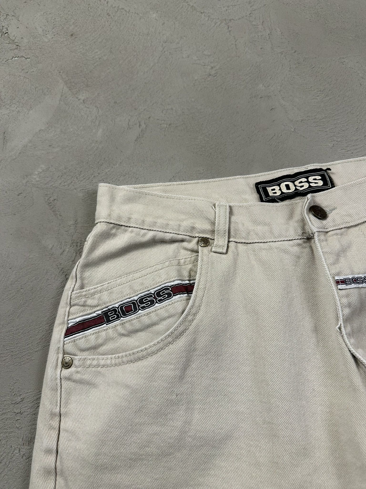 Vintage 90s Vintage BOSS Oversized Hiphop Skate Denim Pants Size US 32 / EU 48 - 4 Thumbnail