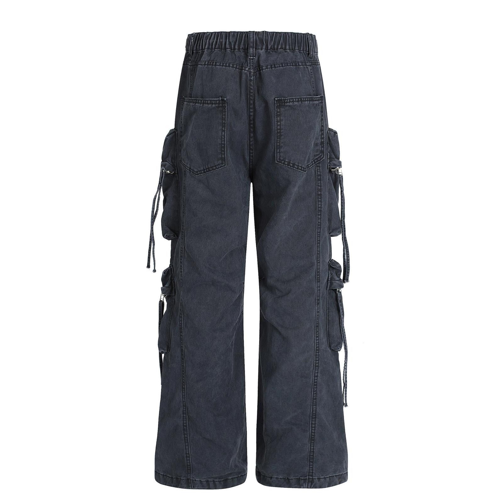 Japanese Brand Multi-Pocket Tapered Cargo Pants Size US 30 / EU 46 - 4 Thumbnail