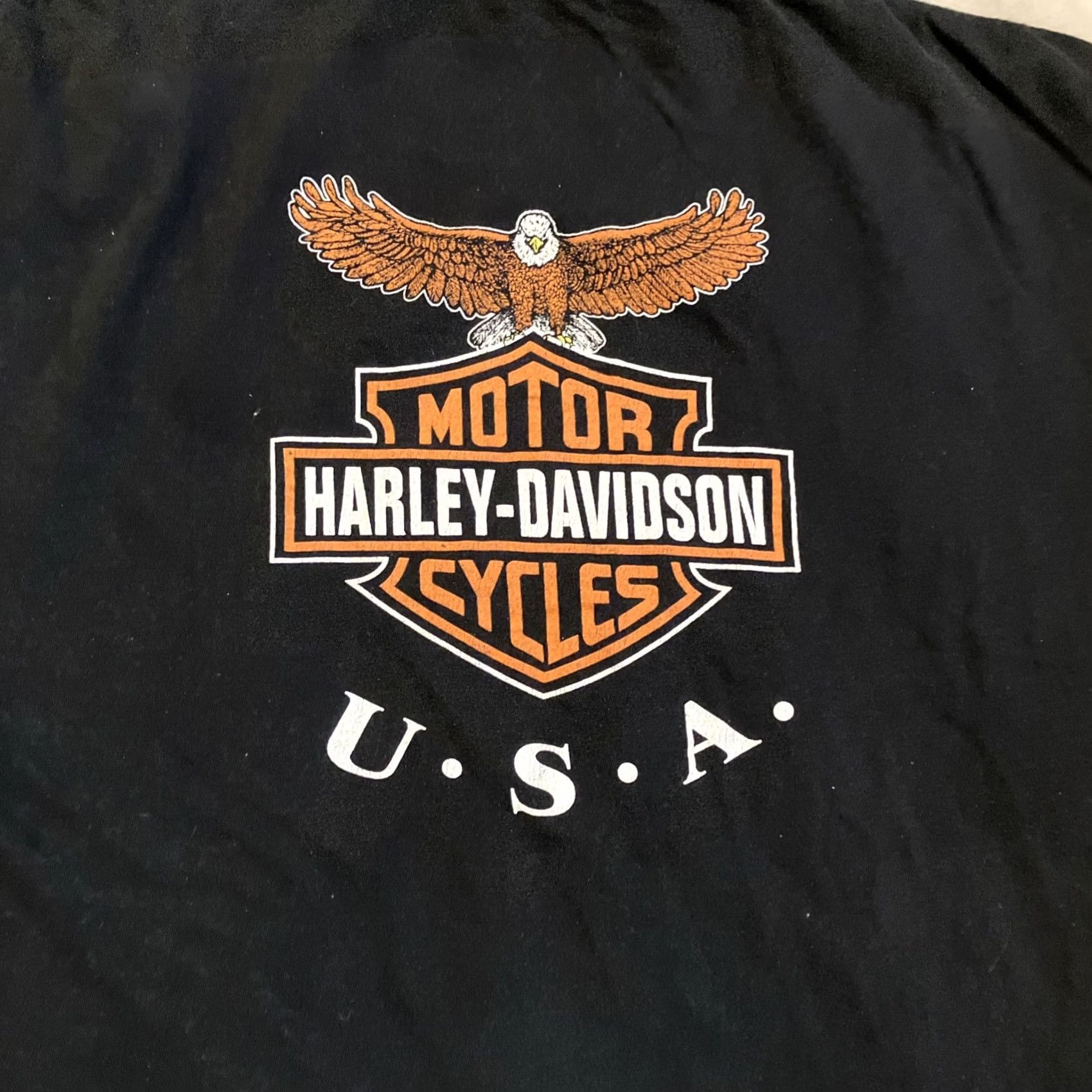 Vintage Vintage American Textiles Harley Davidson USA Doubled Sided Shirt Mens XXL Size US XXL / EU 58 / 5 - 5 Thumbnail