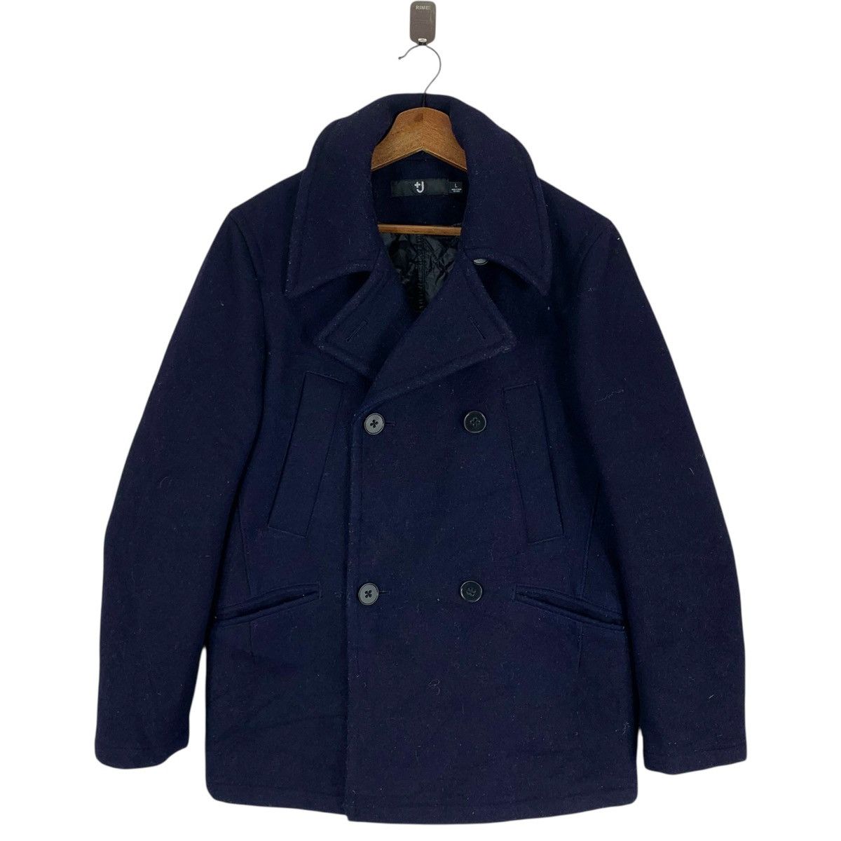 Jil Sander × Uniqlo VINTAGE UNIQLO JILL SANDER DOUBLE BREASTED JACKET Size US L / EU 52-54 / 3 - 1 Thumbnail
