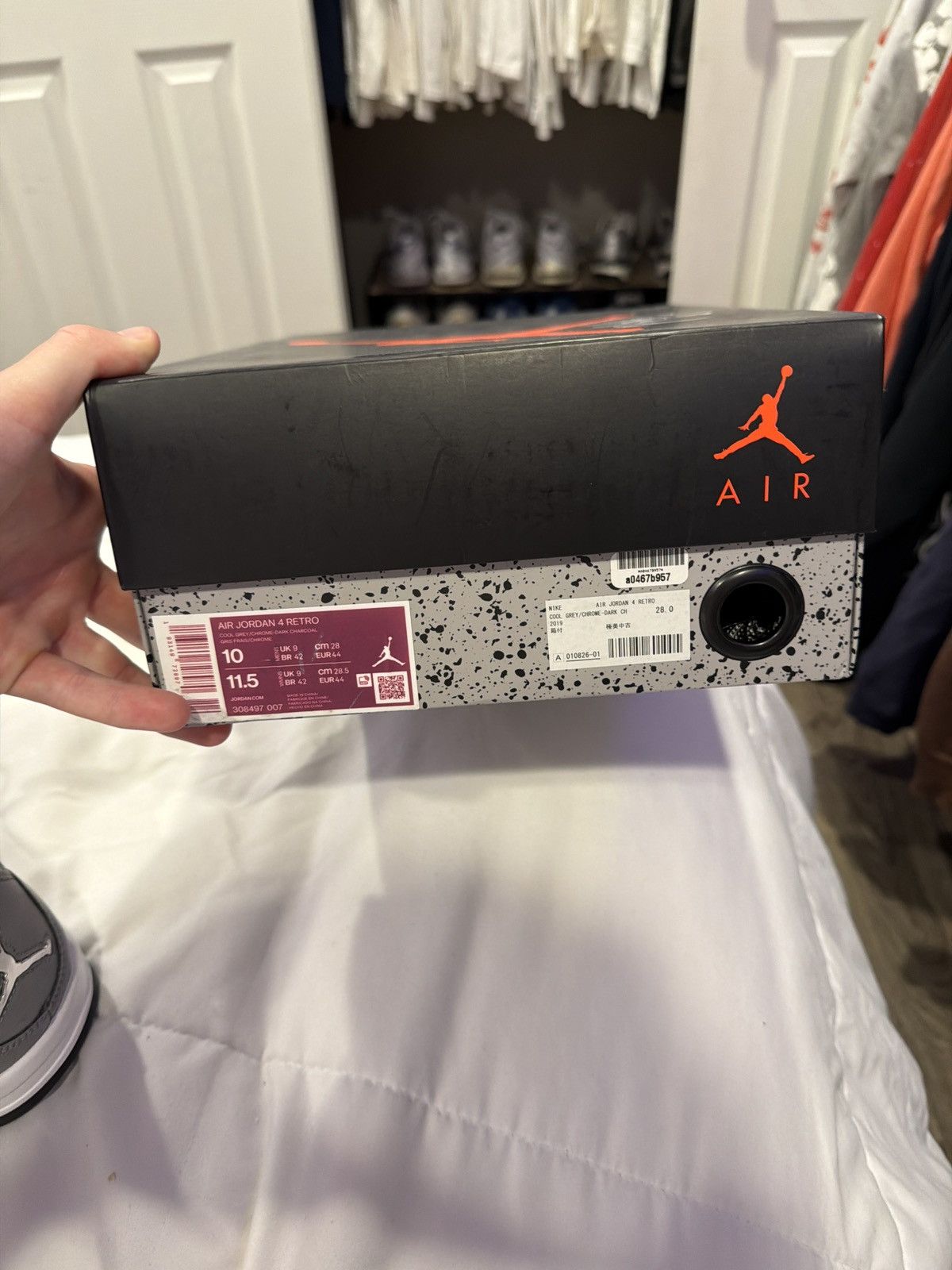 Jordan Brand Jordan 4 Retro ‘Cool Grey’ 2019 Size US 10 / EU 43 - 7 Thumbnail