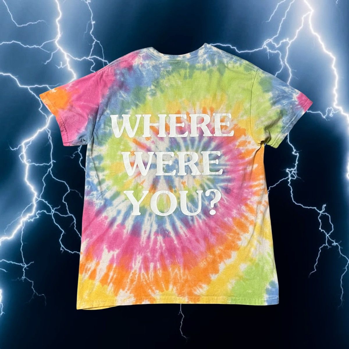 Travis Scott Travis Scott Astroworld Festival 2018 Tie Dye Where Were You Size US M / EU 48-50 / 2 - 2 Thumbnail