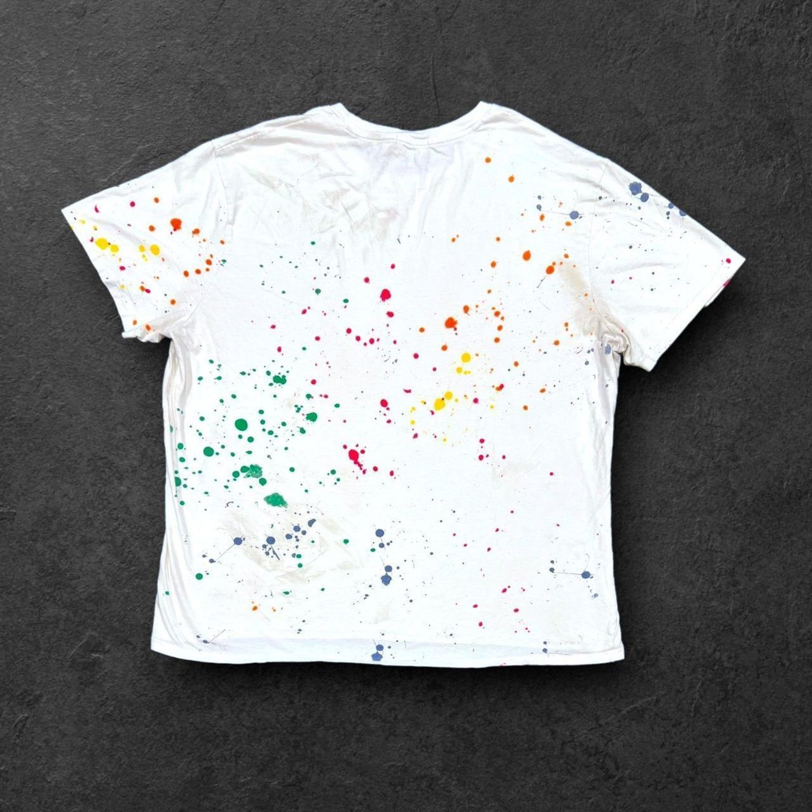 Polo Ralph Lauren Polo Ralph Lauren Rainbow Paint Splatter AOP Shirt Size US XXL / EU 58 / 5 - 3 Thumbnail