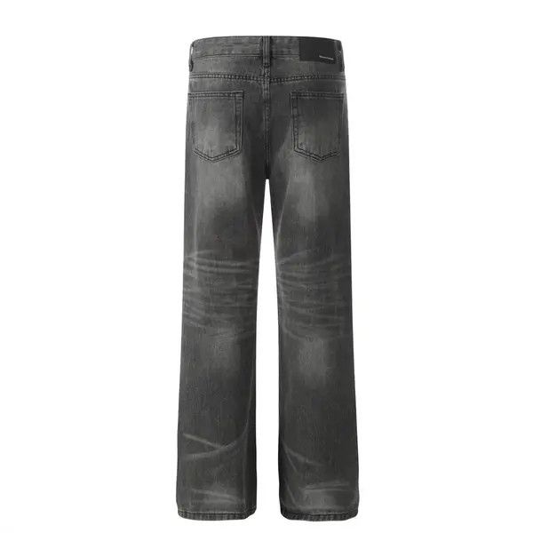 Japanese Brand Punk retro washed gradient men's distressed jeans y2k Size US 34 / EU 50 - 2 Thumbnail