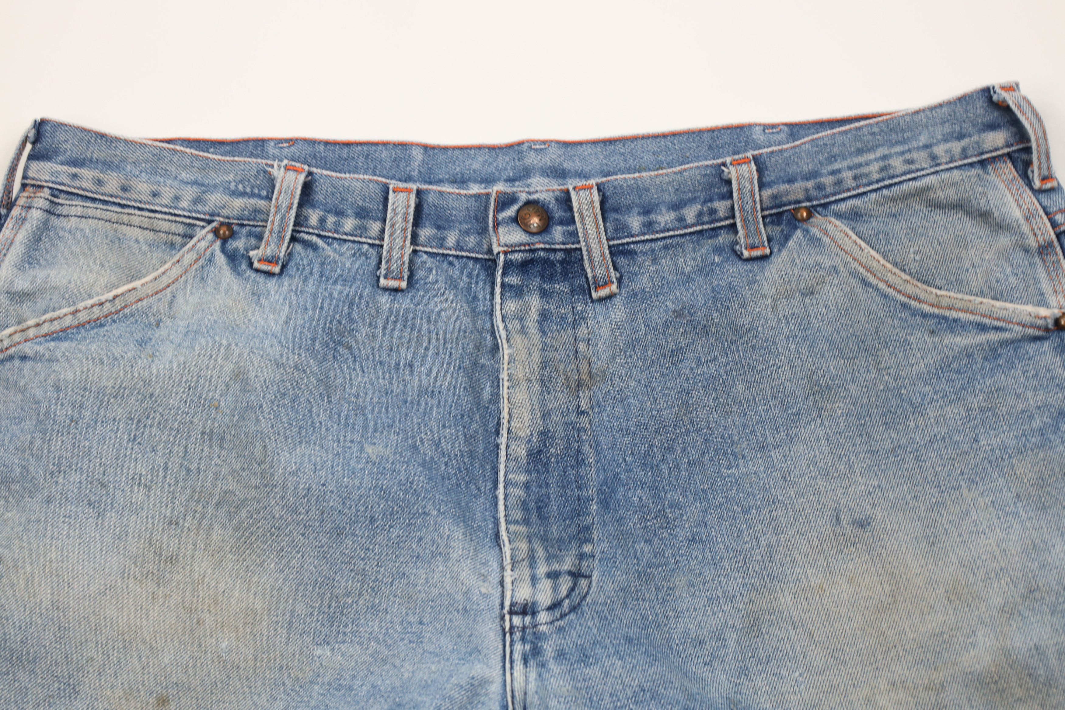 Big Mac Vintage 90s Big Mac Baggy Wide Leg Denim Jeans Blue USA Size US 38 / EU 54 - 2 Thumbnail