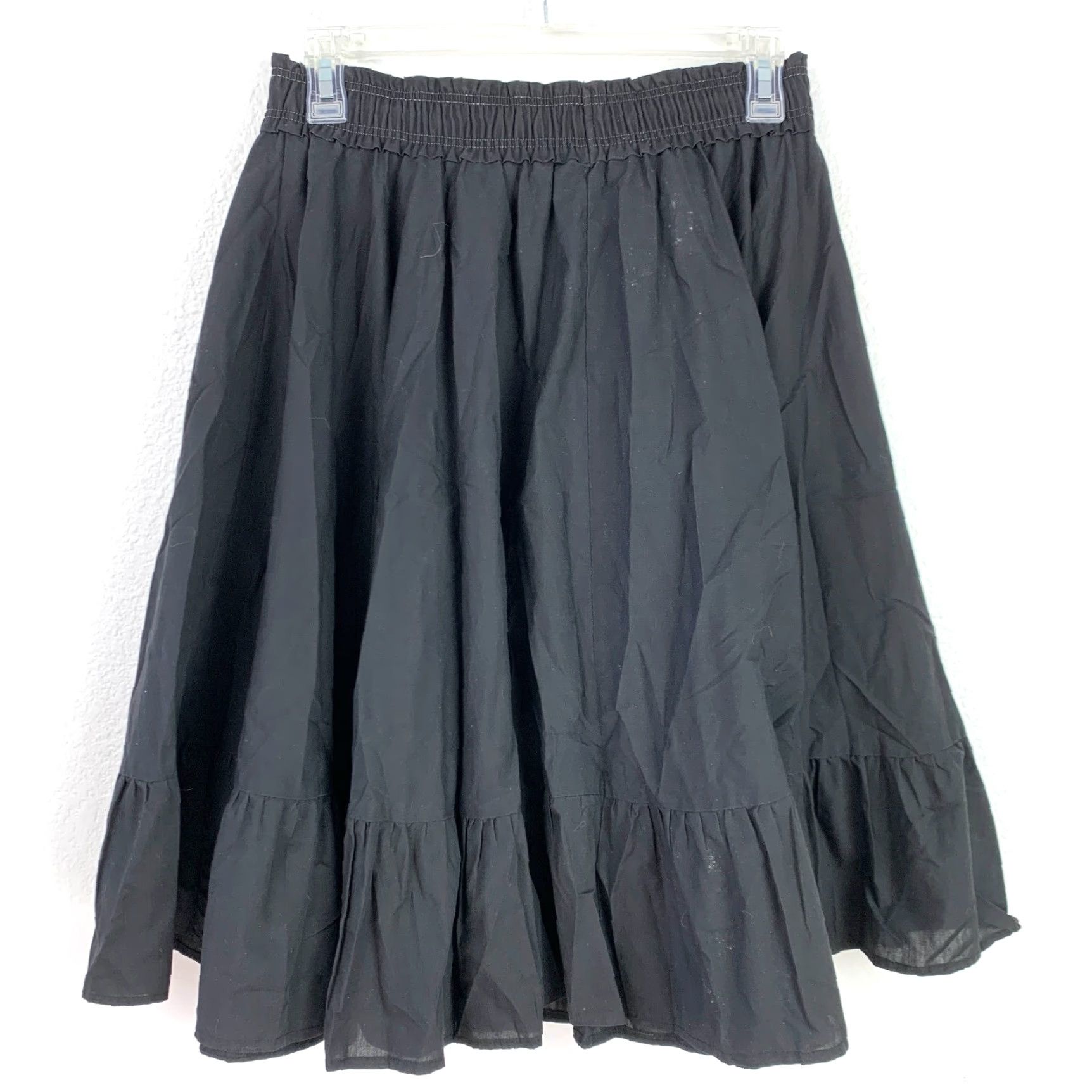 Vintage VINTAGE Generic Black Square Dancing Western Prairiecore Skirt M Medium Bohemian 1980s Size 26" / US 2 / IT 38 - 3 Thumbnail