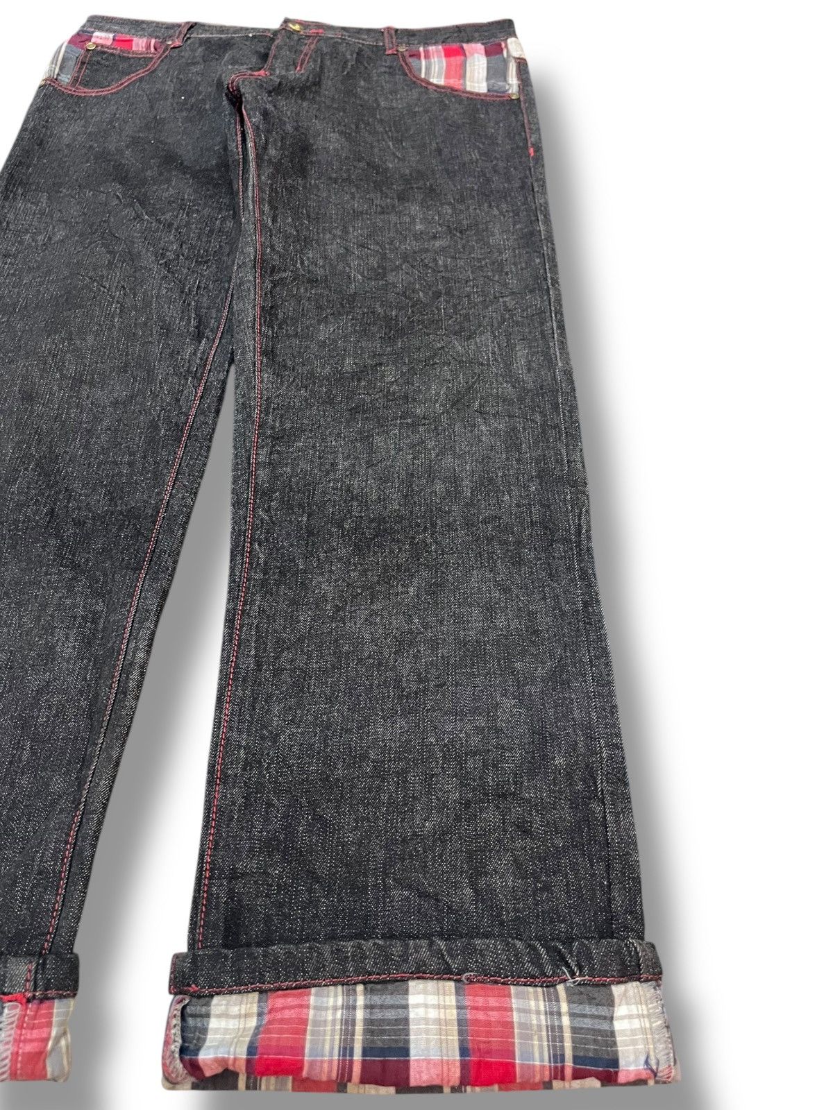 Japanese Brand × Vintage Vintage Net Jeans Unwashed Skater Denim Size US 34 / EU 50 - 4 Thumbnail