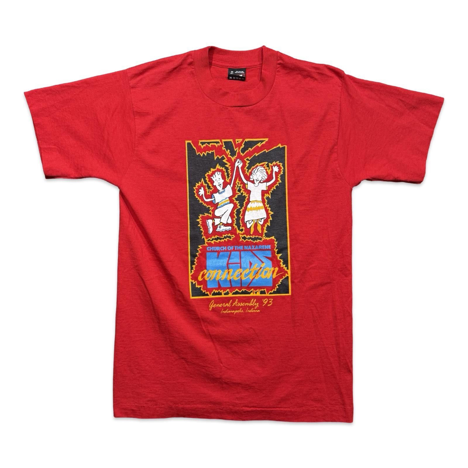 Designer Vintage Church of The Nazarene Kids Connection T-Shirt Size US M / EU 48-50 / 2 - 1 Thumbnail