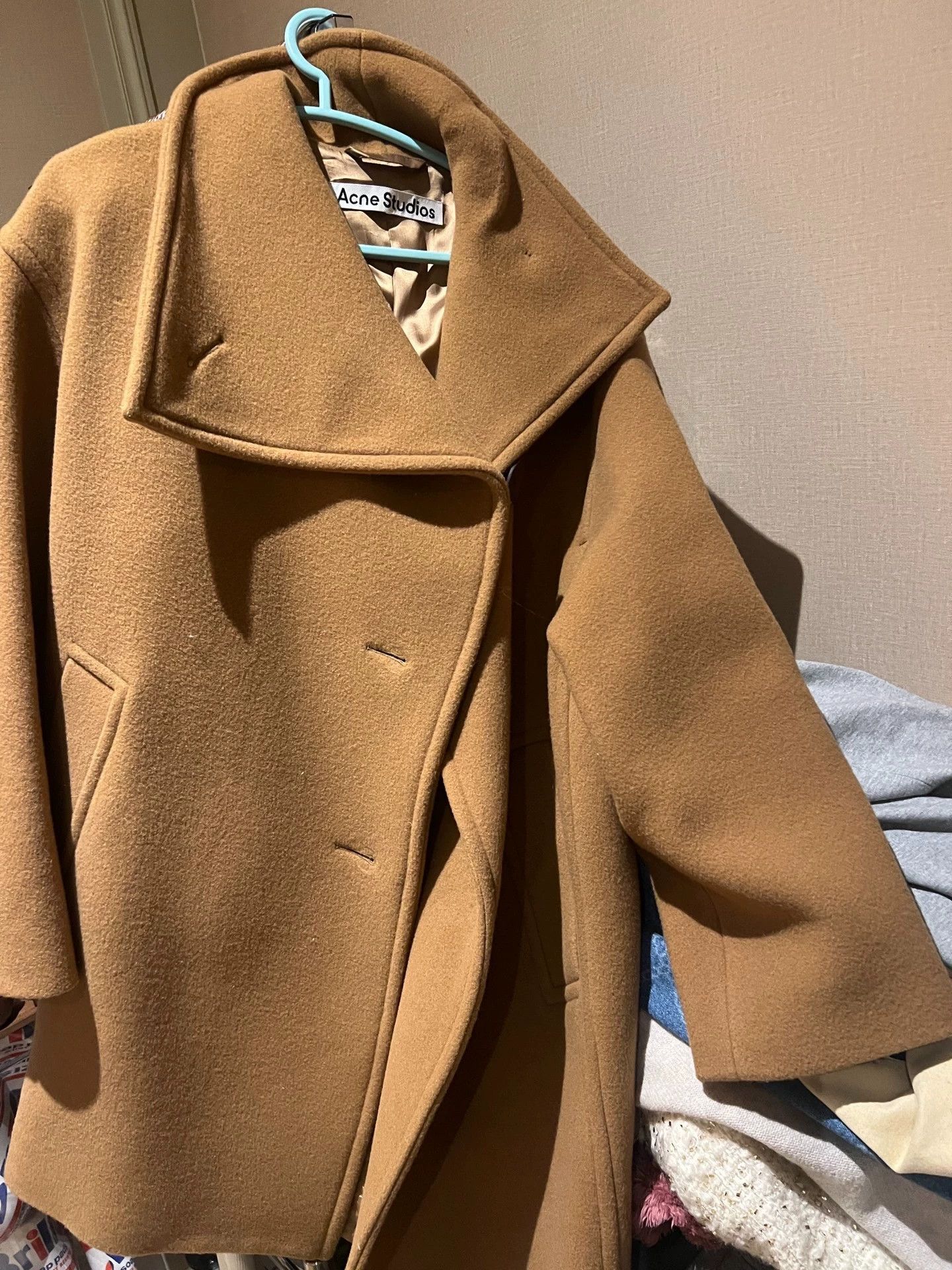 Acne Studios Acne wool blend funnel collar coat . -DMC Size US S / EU 44-46 / 1 - 1 Thumbnail