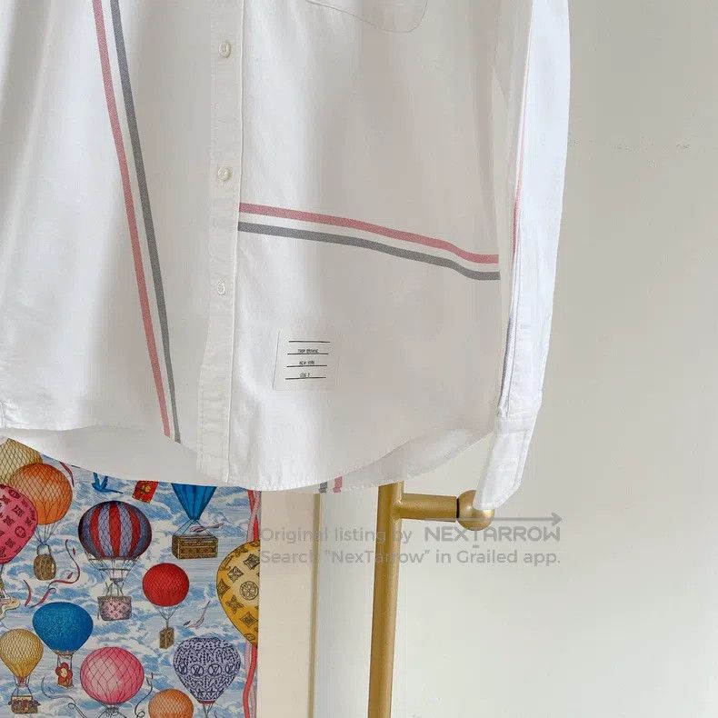 Thom Browne Thom Browne White shirt Size US M / EU 48-50 / 2 - 5 Thumbnail