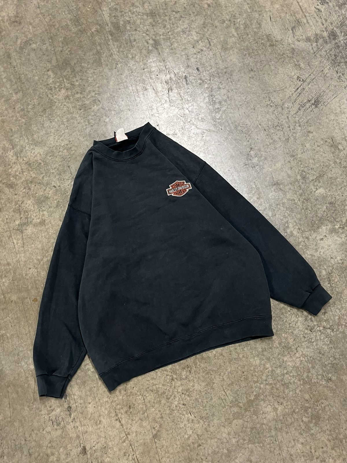 Harley Davidson × Vintage Harley Davidson vintage boxy fit crewneck sweatshirt rare Size US XL / EU 56 / 4 - 2 Thumbnail