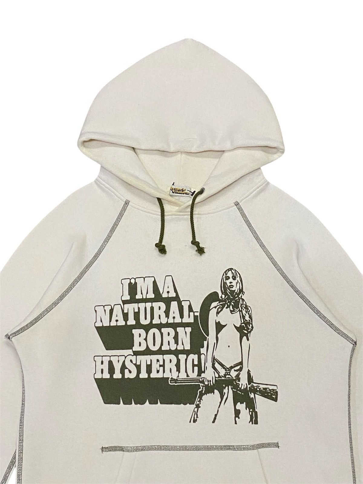 Hysteric Glamour × Japanese Brand Vintage Hysteric Glamour“I’M A NATURAL BORN HYSTERIC”Hoodie Size US M / EU 48-50 / 2 - 4 Thumbnail