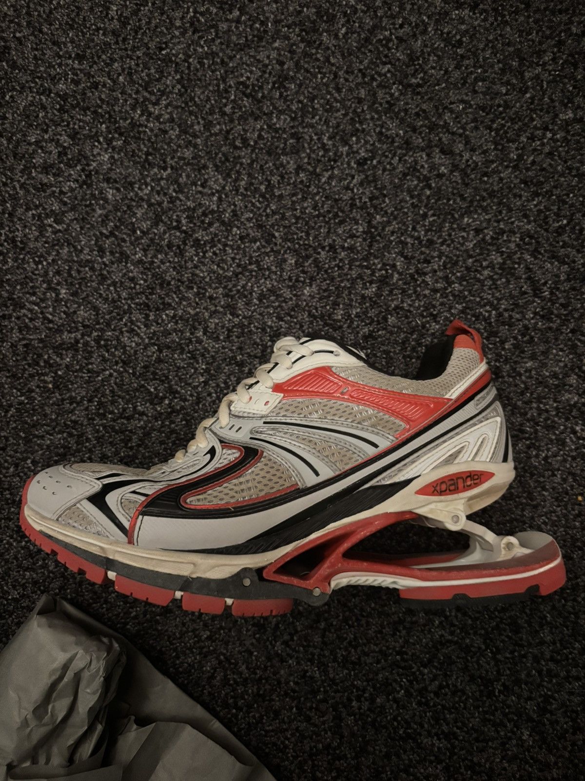 Balenciaga Balenciaga X-Pander Tricolor White/Red/Black Size US 7.5 / IT 37.5 - 2 Thumbnail
