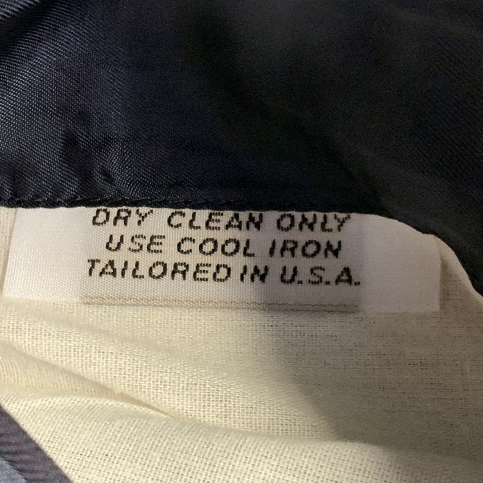 Other O'CONNELL'S Long Navy Herringbone Wool Notch Lapel Suit Size 42L - 12 Thumbnail