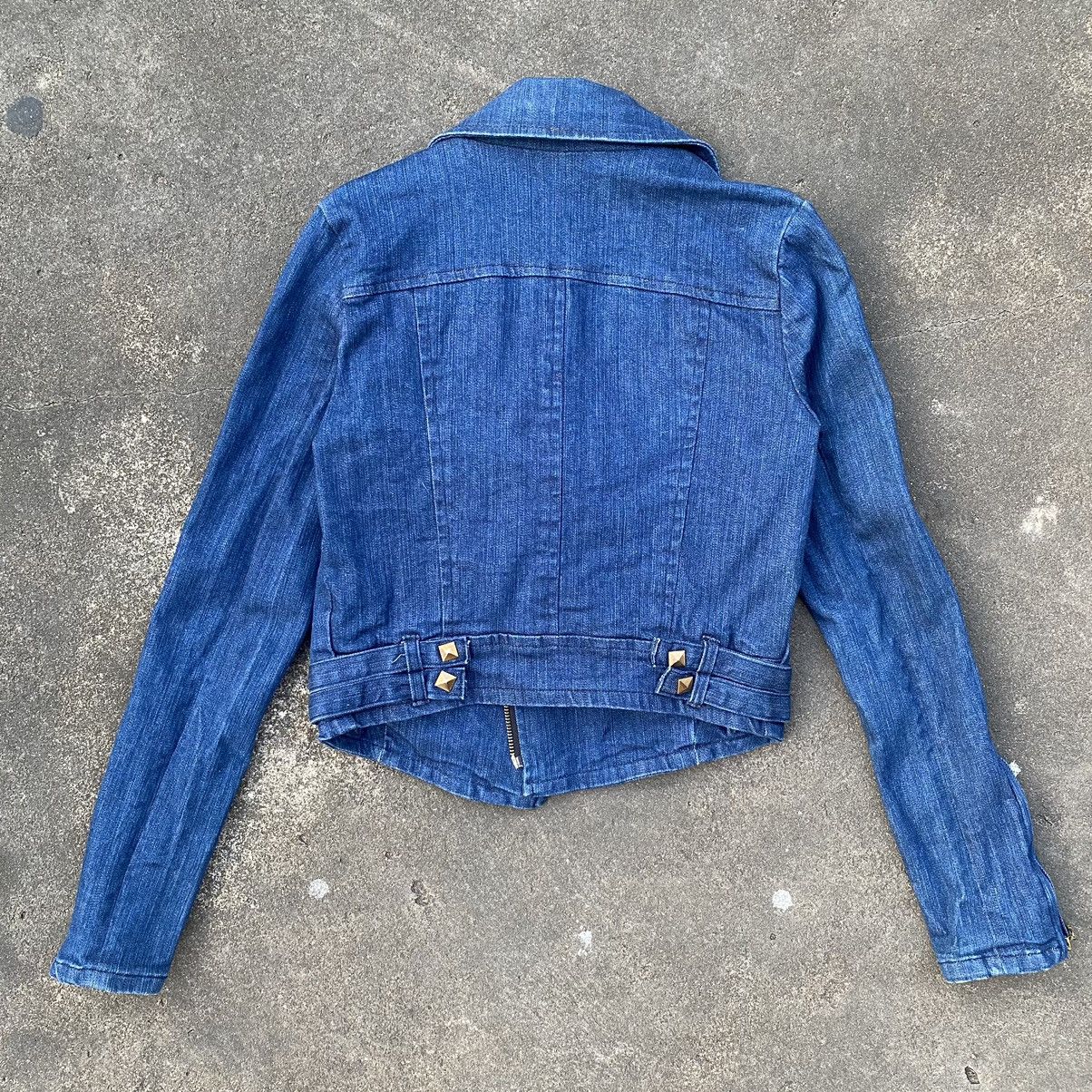 Beauty Beast × If Six Was Nine × Japanese Brand Y2K Studded Crop Denim Jacket Punk Rock Style Size US XS / EU 42 / 0 - 12 Thumbnail