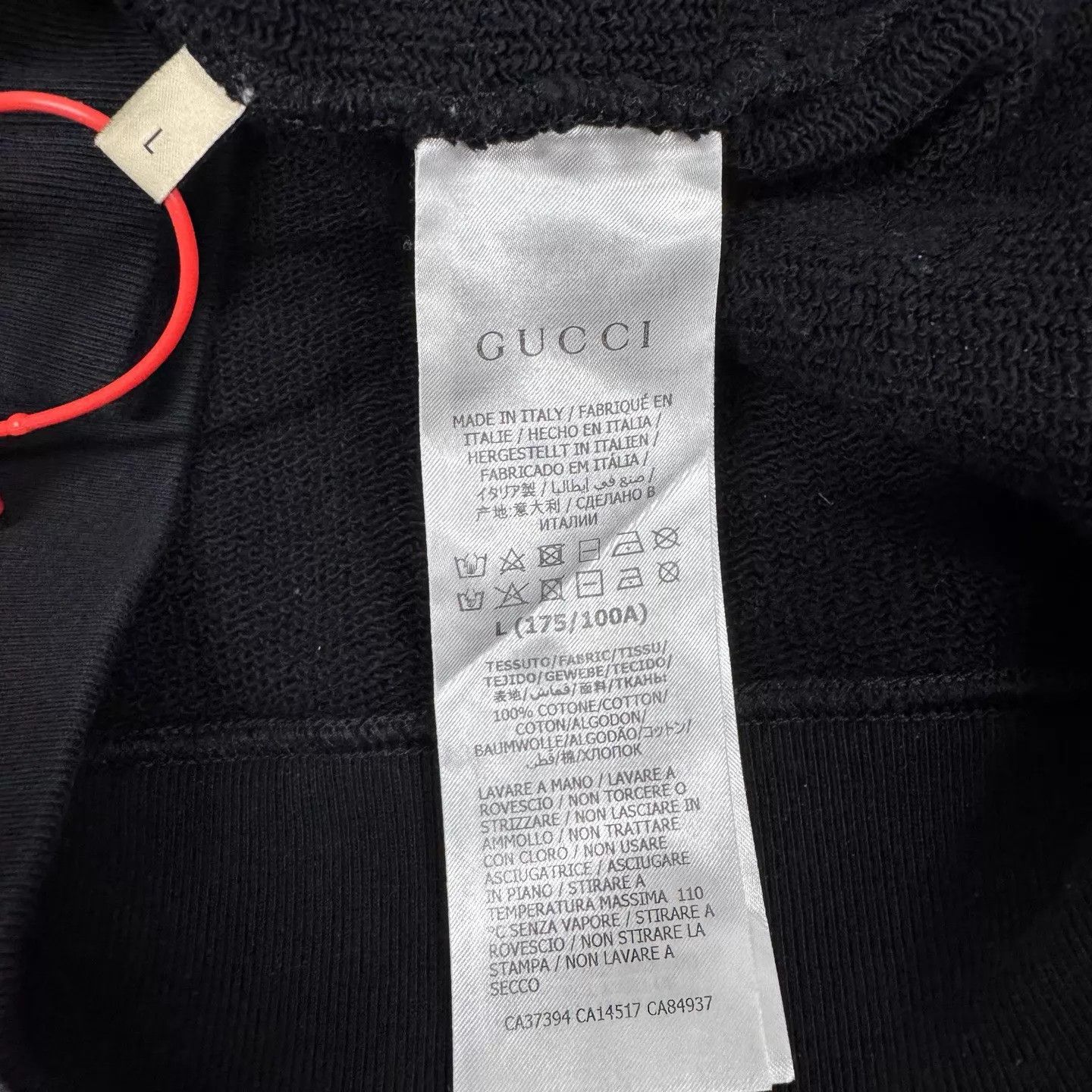 Gucci Gucci Red/Green Stripe Logo Hoodie L 99 New Size L / US 10 / IT 46 - 7 Thumbnail