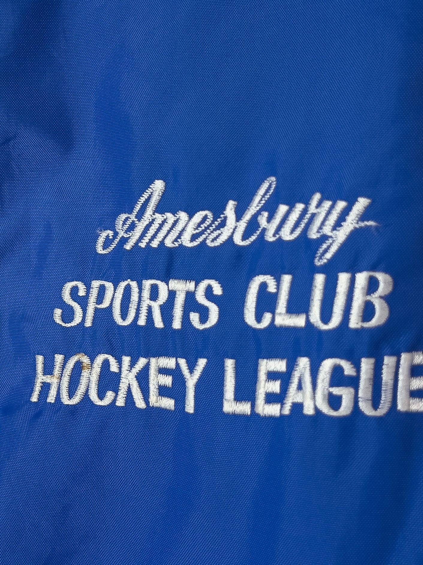 Vintage Amesbury Sports Club Hockey League Coach Jacket (70–80s) Size US L / EU 52-54 / 3 - 6 Thumbnail