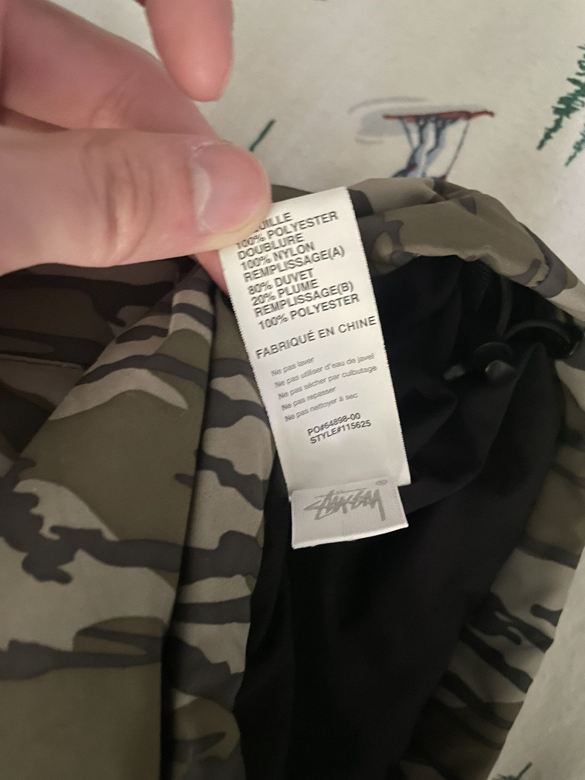 Stussy Stussy moss oak down jacket Size US S / EU 44-46 / 1 - 7 Thumbnail