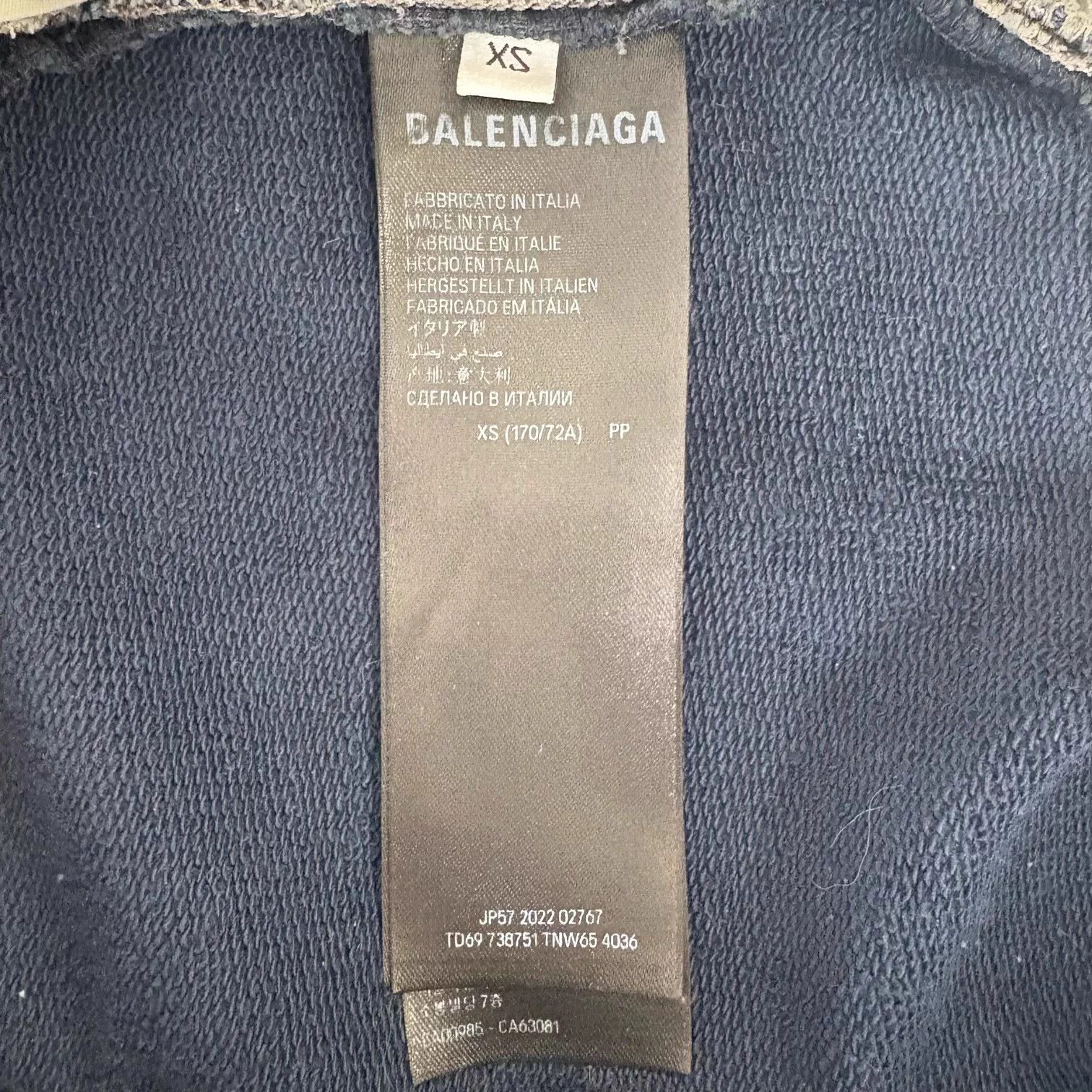 Balenciaga Balenciaga double stitched denim paneled XS new pants Size US 26 / EU 42 - 4 Thumbnail