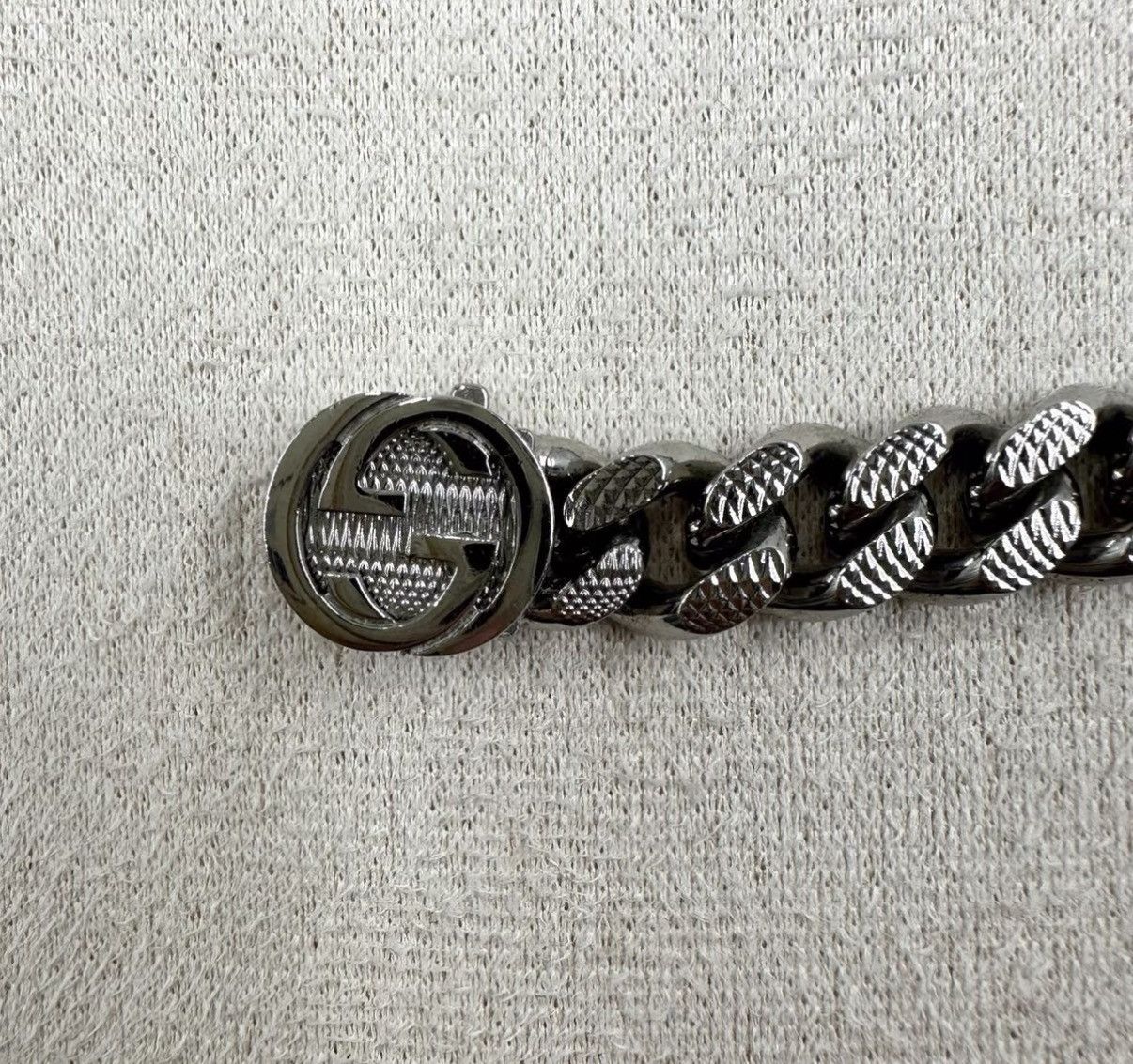 Gucci Gucci/Interlocking Double G Silver Necklace K12 Size ONE SIZE - 8 Thumbnail