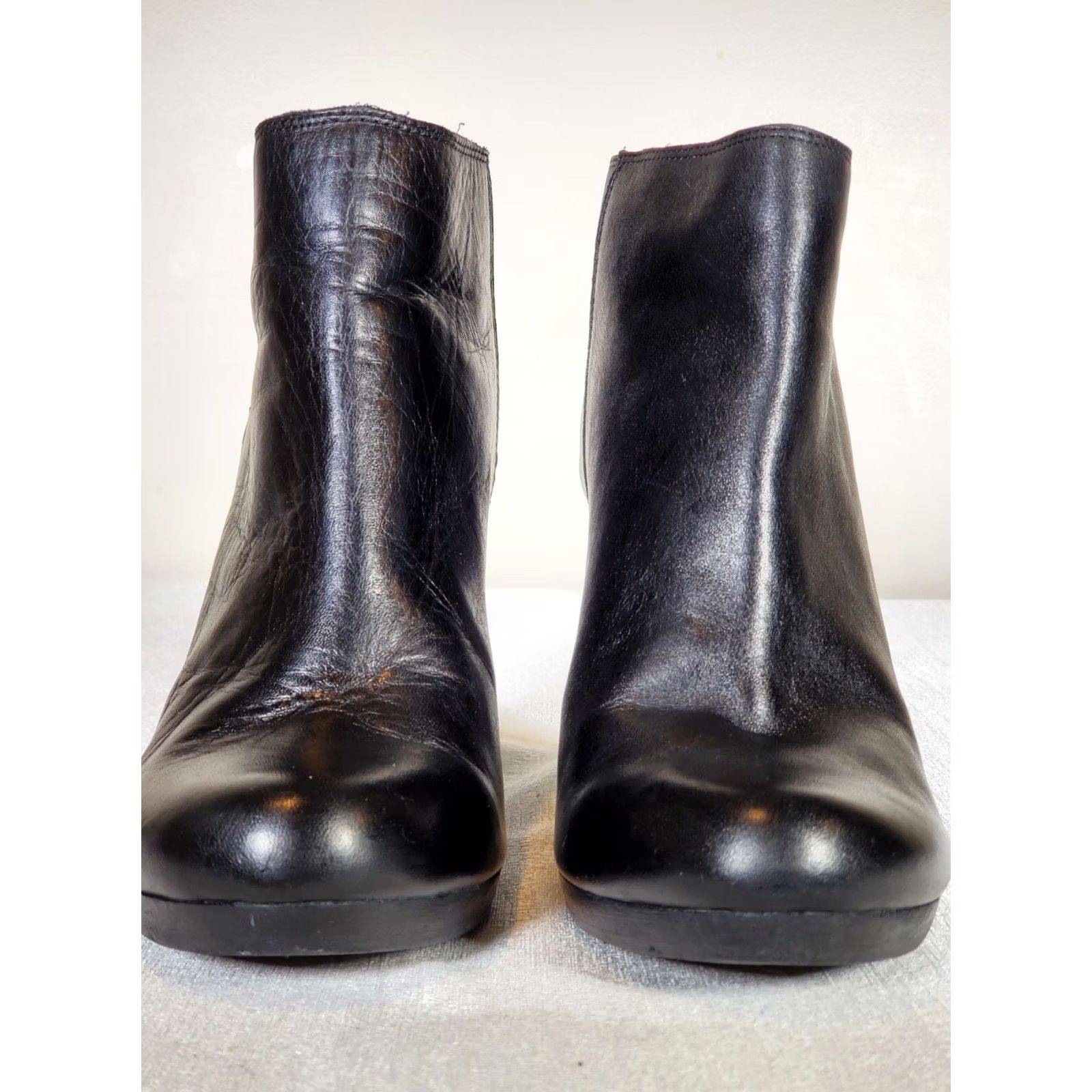 Madewell MADEWELL Pauline Ankle Boots Booties Black Leather E0276 Women's Size US 8 Shoes Size US 8 / IT 38 - 7 Thumbnail