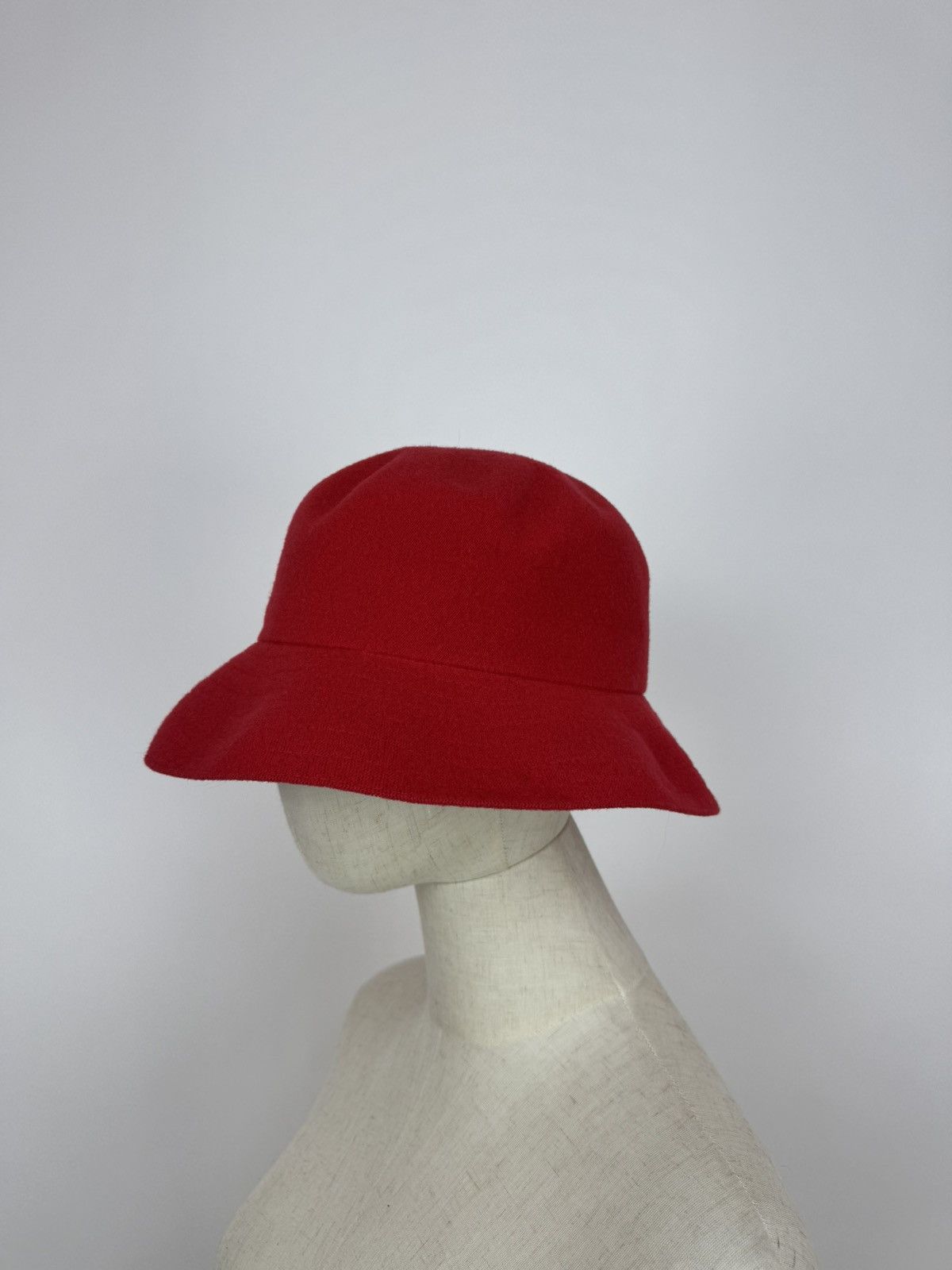 Kangol Vintage kangol wool Bucket Hat red Bermuda Casual Panama hat Size ONE SIZE - 1 Thumbnail