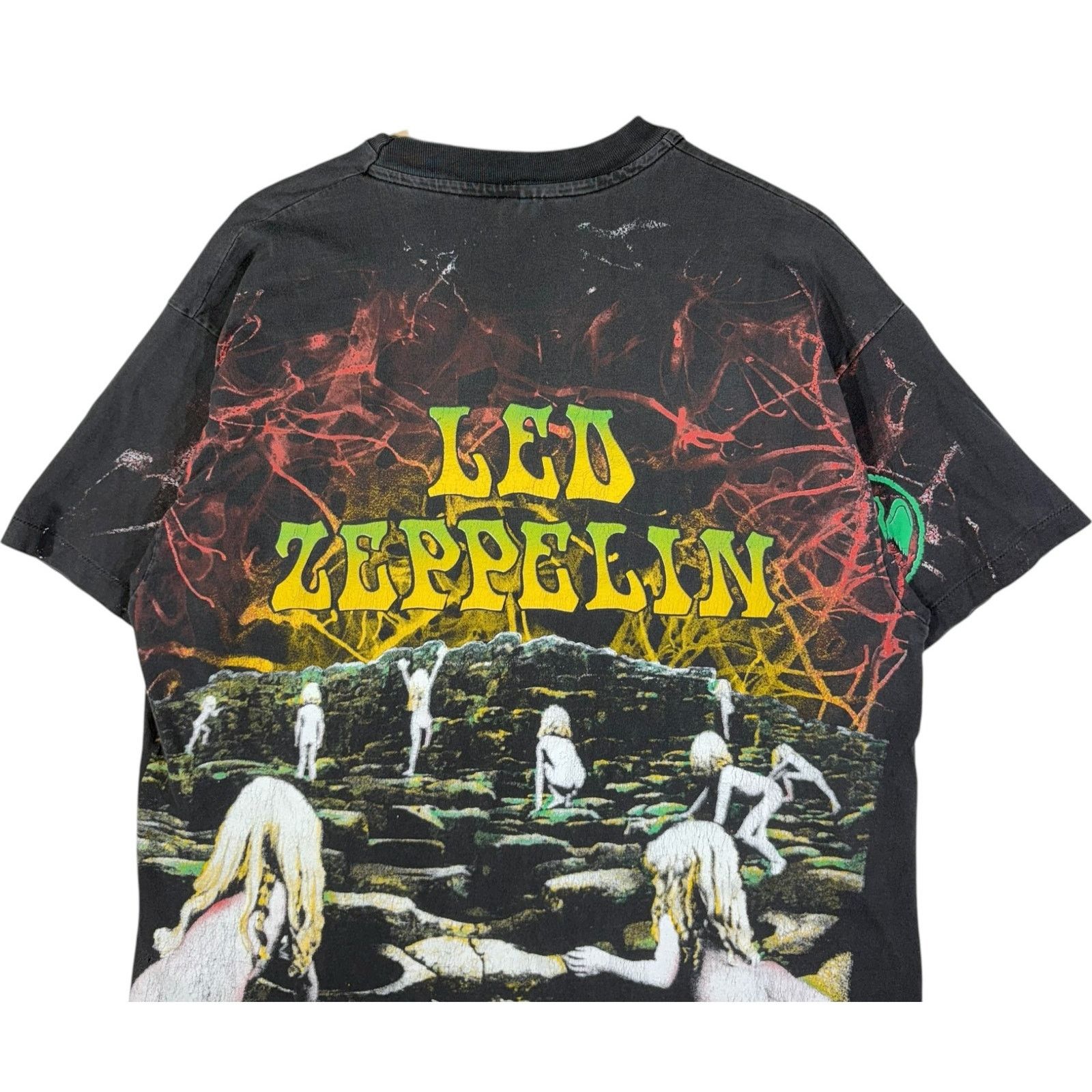 Hanes Vintage Led Zepplin Backstage Pass House Of The Holy AOP Tee Size US XL / EU 56 / 4 - 6 Thumbnail