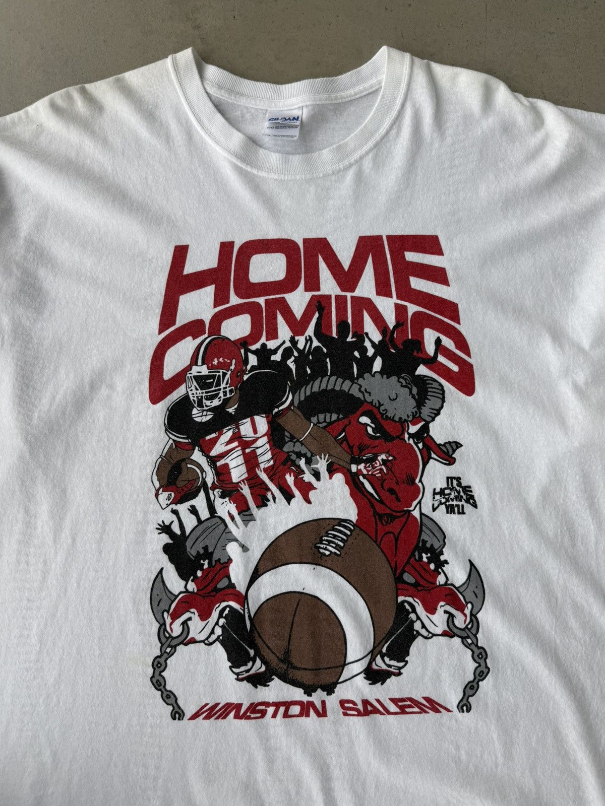 Vintage Vintage Winston Salem State Univ. HBCU Homecoming T-Shirt Size US XXL / EU 58 / 5 - 3 Thumbnail