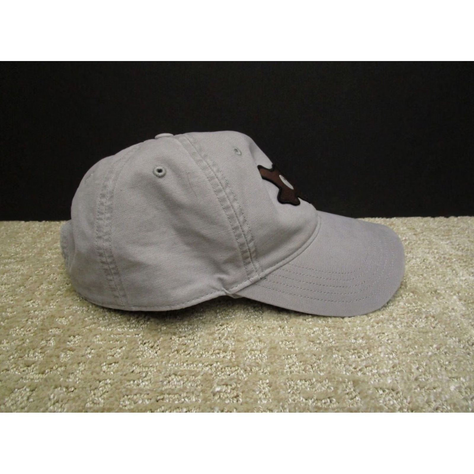 Carhartt Carhartt Cap Hat Adjustable Men Canvas Gray Patch Logo Texas State Cap Size ONE SIZE - 4 Thumbnail
