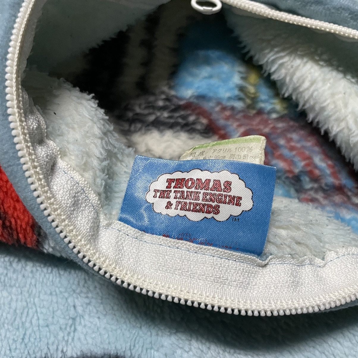 💥- Vintage Thomas The Tank Engine Fleece Sleveless Zipp Up
