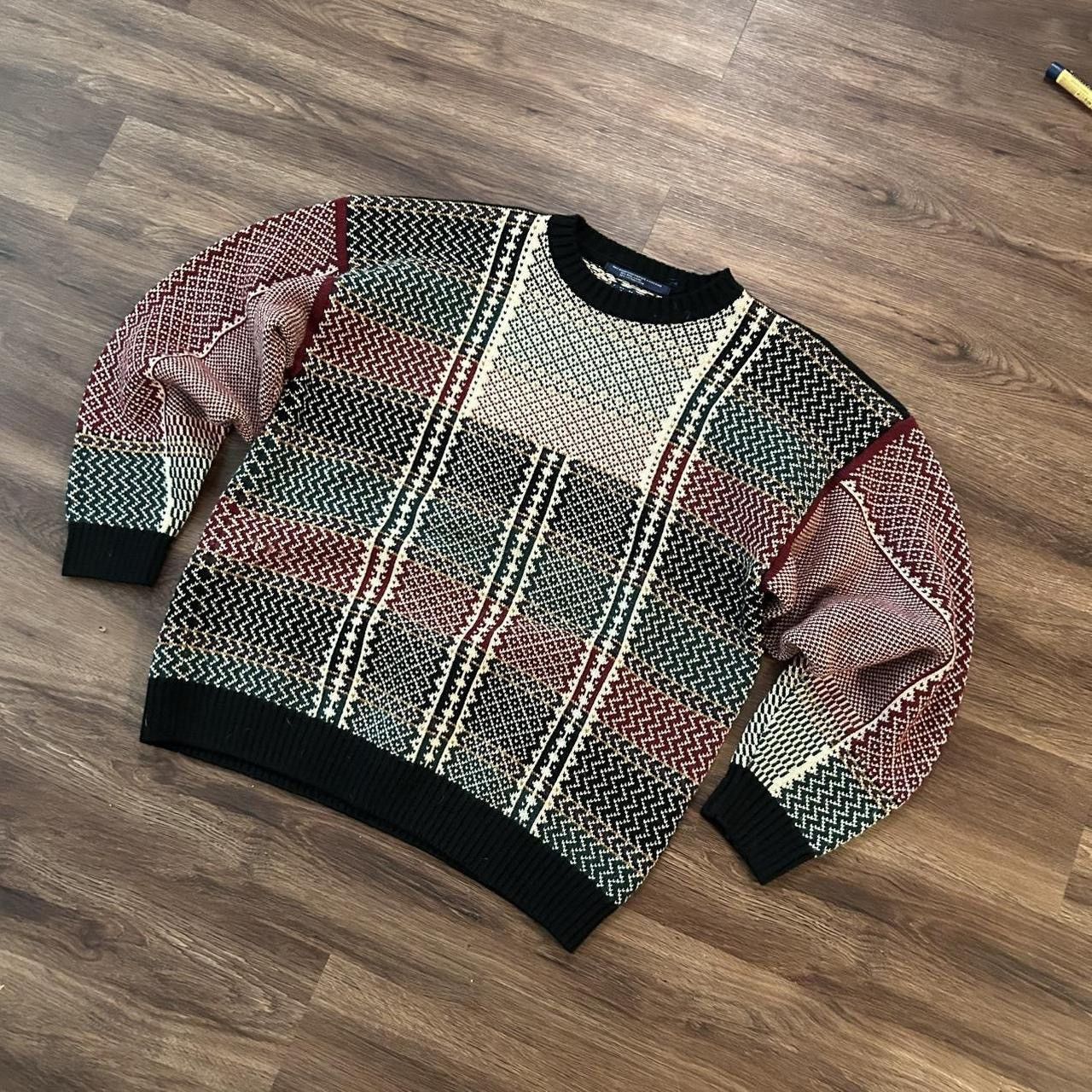 Tommy Hilfiger VTG 90s Tommy Hilfiger Men's Sweater Size L Wool Blend Size US L / EU 52-54 / 3 - 6 Thumbnail