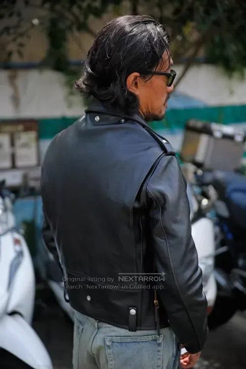 Buco Buco Black tea-core horseskin leather jacket motorcycle ja Size US S / EU 44-46 / 1 - 2 Thumbnail
