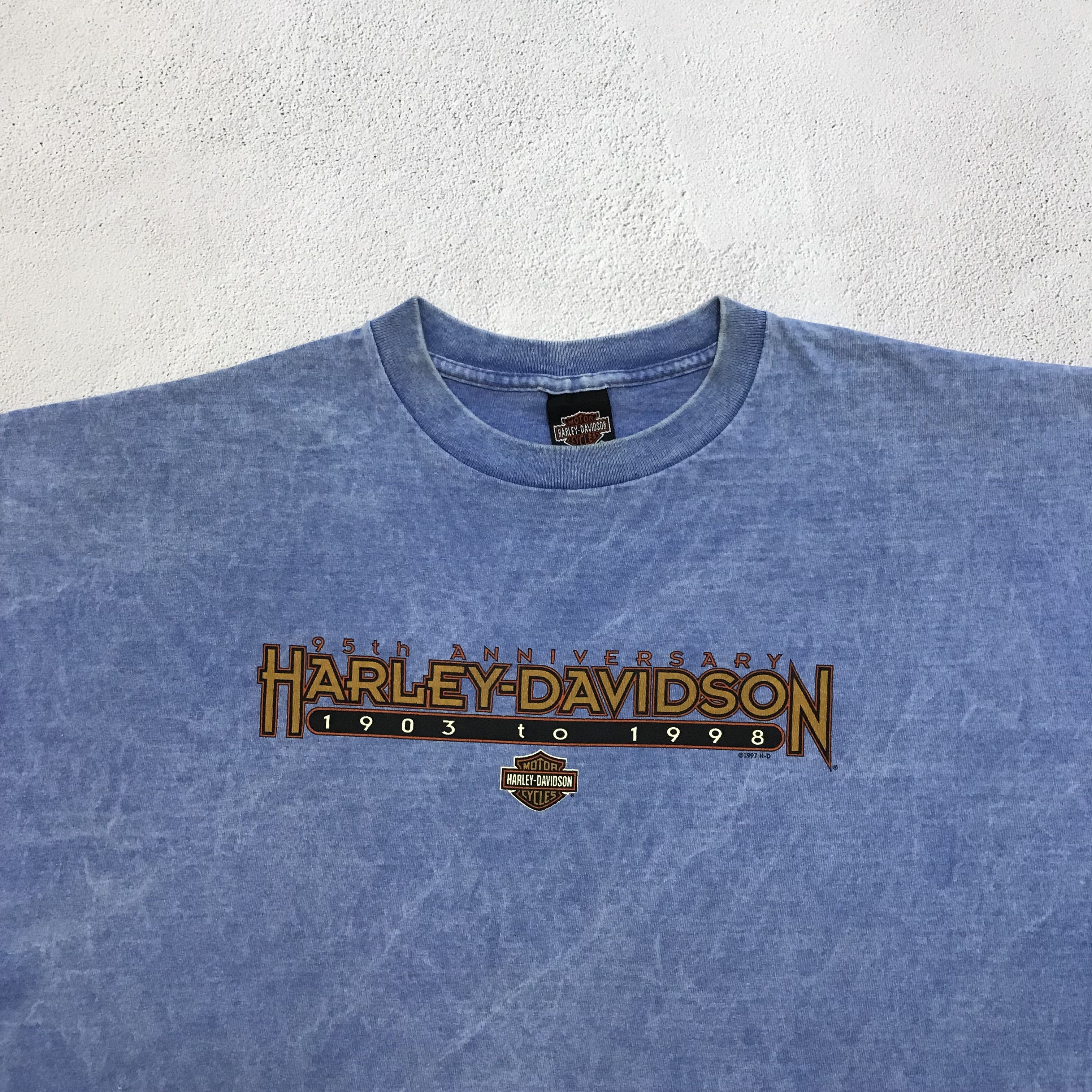 Harley Davidson HARLEY-DAVIDSON 1998 Autograph Willie G. Rare T-Shirt Tee Size US XXL / EU 58 / 5 - 4 Thumbnail