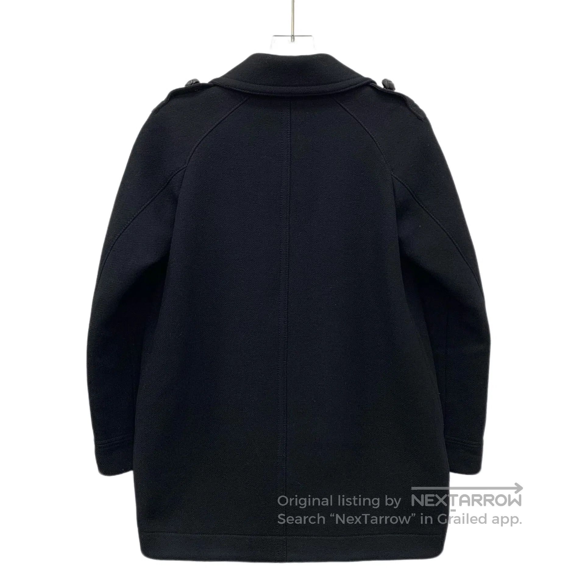 Burberry Burberry Black wool lapel double-breasted long sleeve coat Size US S / EU 44-46 / 1 - 2 Thumbnail