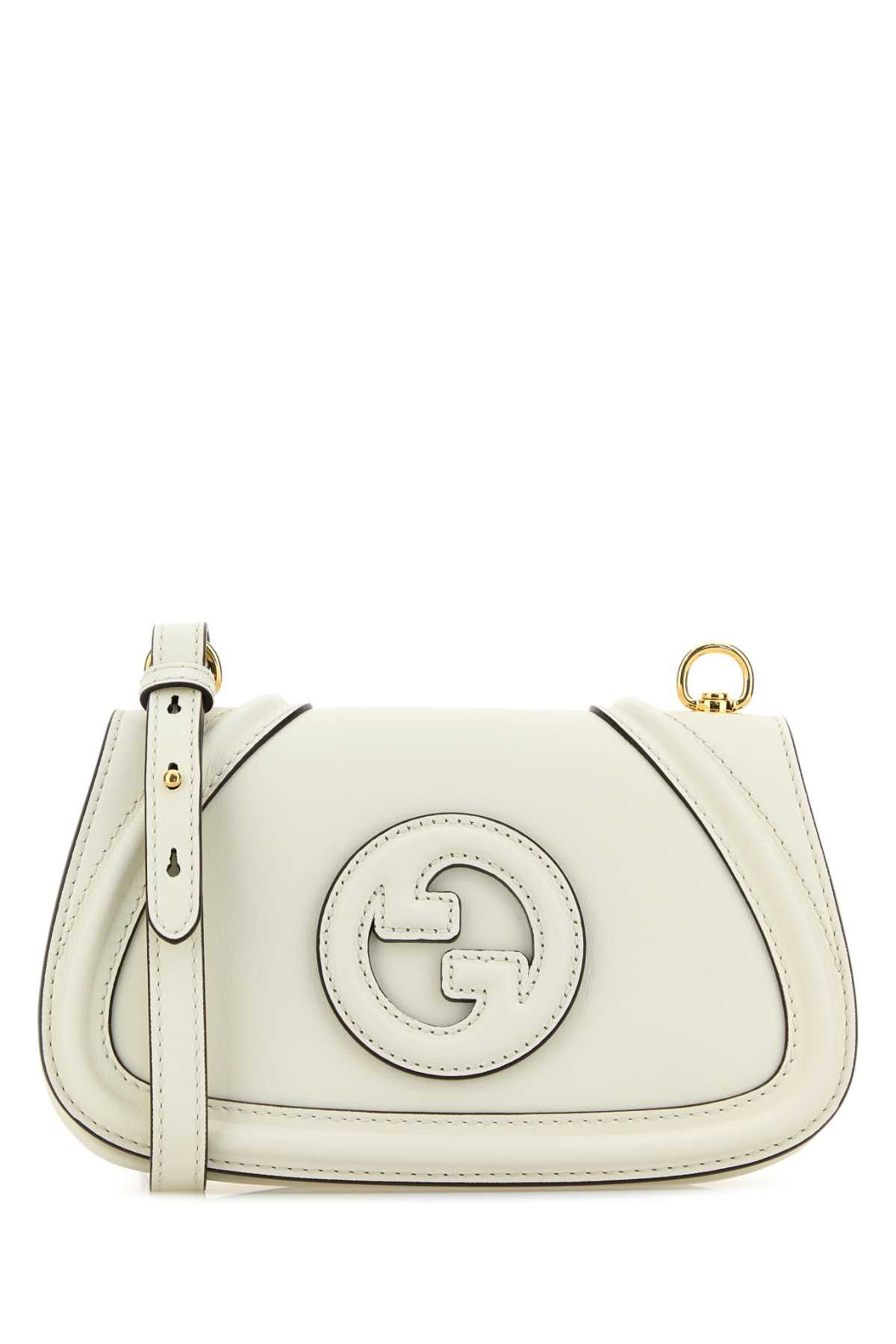 Gucci Ivory Leather Small Gucci Blondie Crossbody Bag Size ONE SIZE - 1 Thumbnail