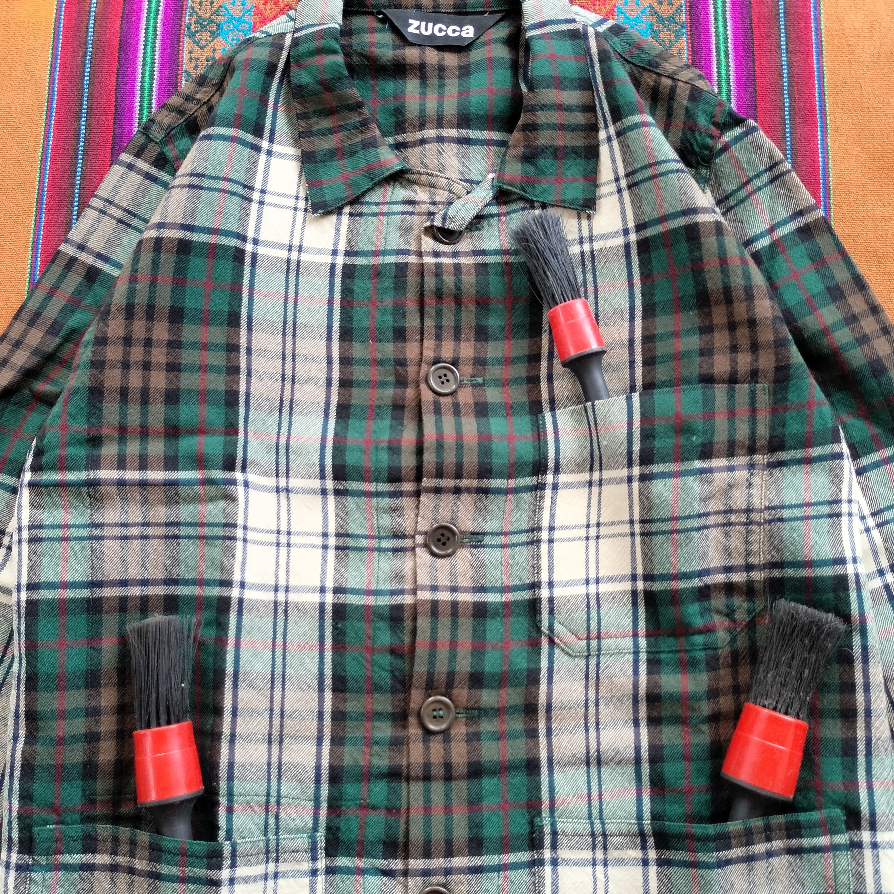 CABANE de ZUCCa Cabane de zucca 4 pocket plaid shirt Size M / US 6-8 / IT 42-44 - 3 Thumbnail