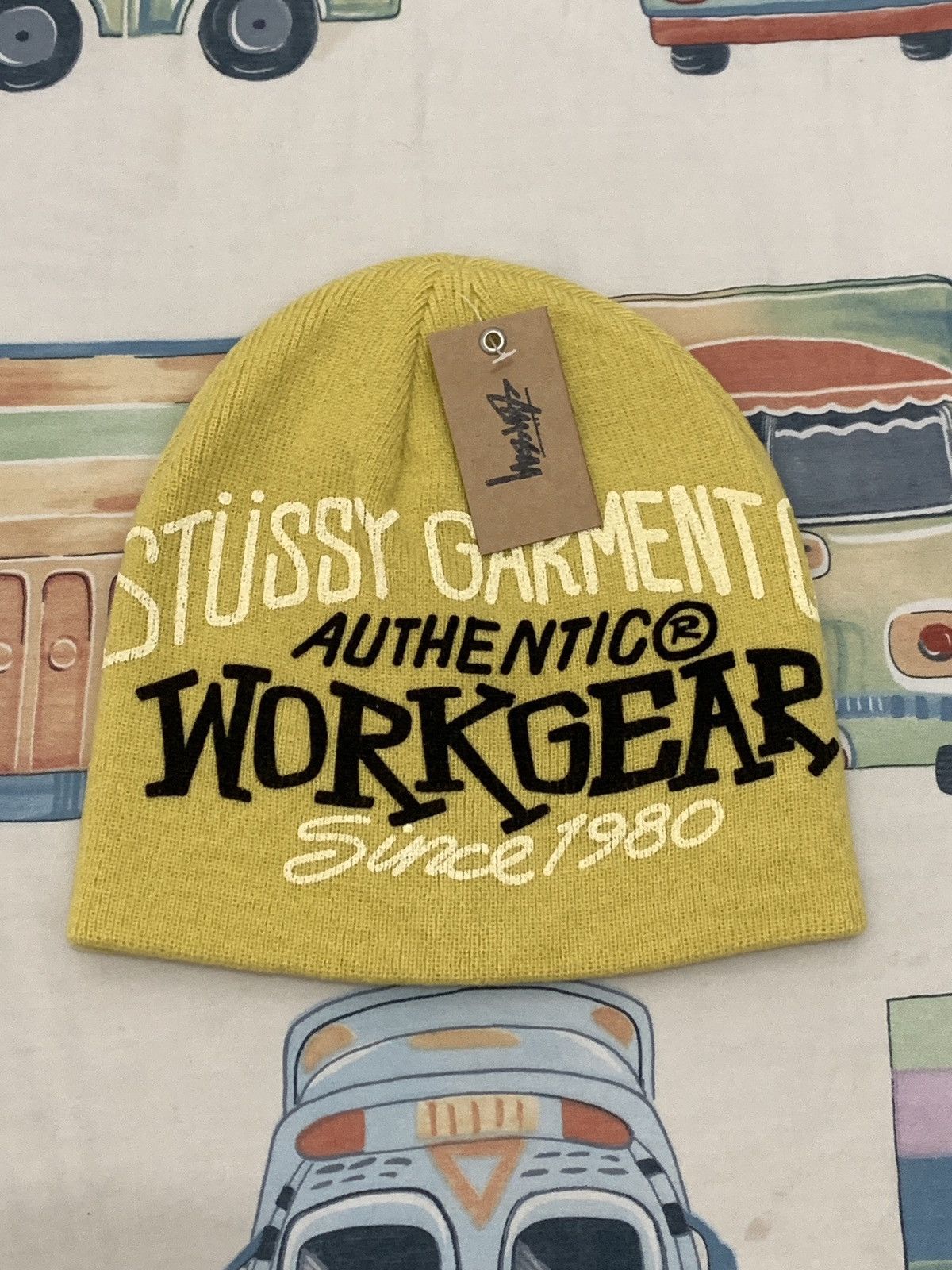 Stussy Stussy Workgear print beanie Size ONE SIZE - 1 Thumbnail