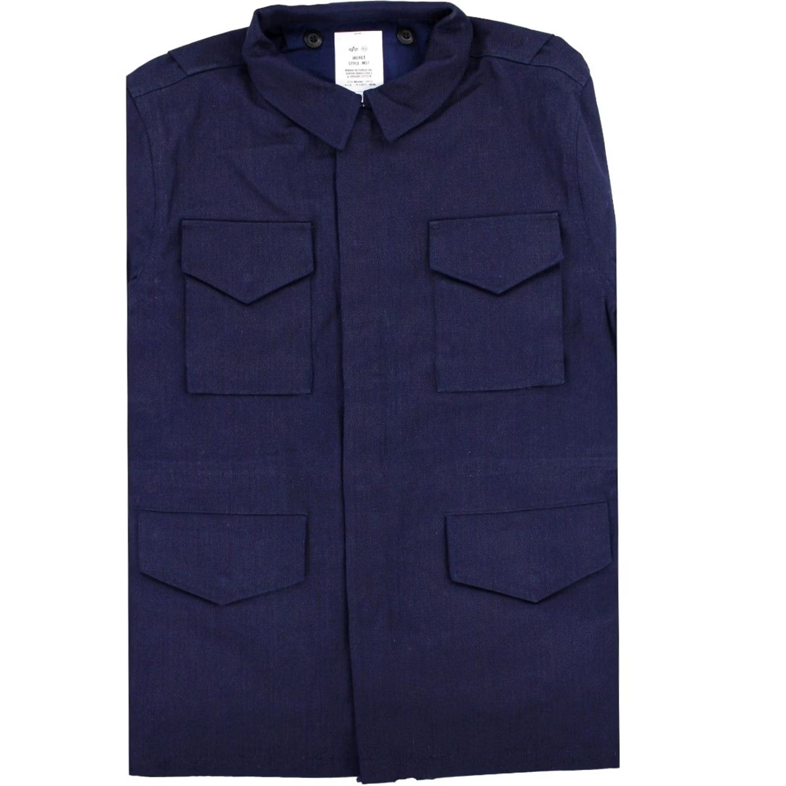 Taylor Stitch Taylor Stitch x Alpha Industries M-51 Military Field Jacket Indigo Cotton L Mens Jacket Left Black? Size US L / EU 52-54 / 3 - 5 Thumbnail