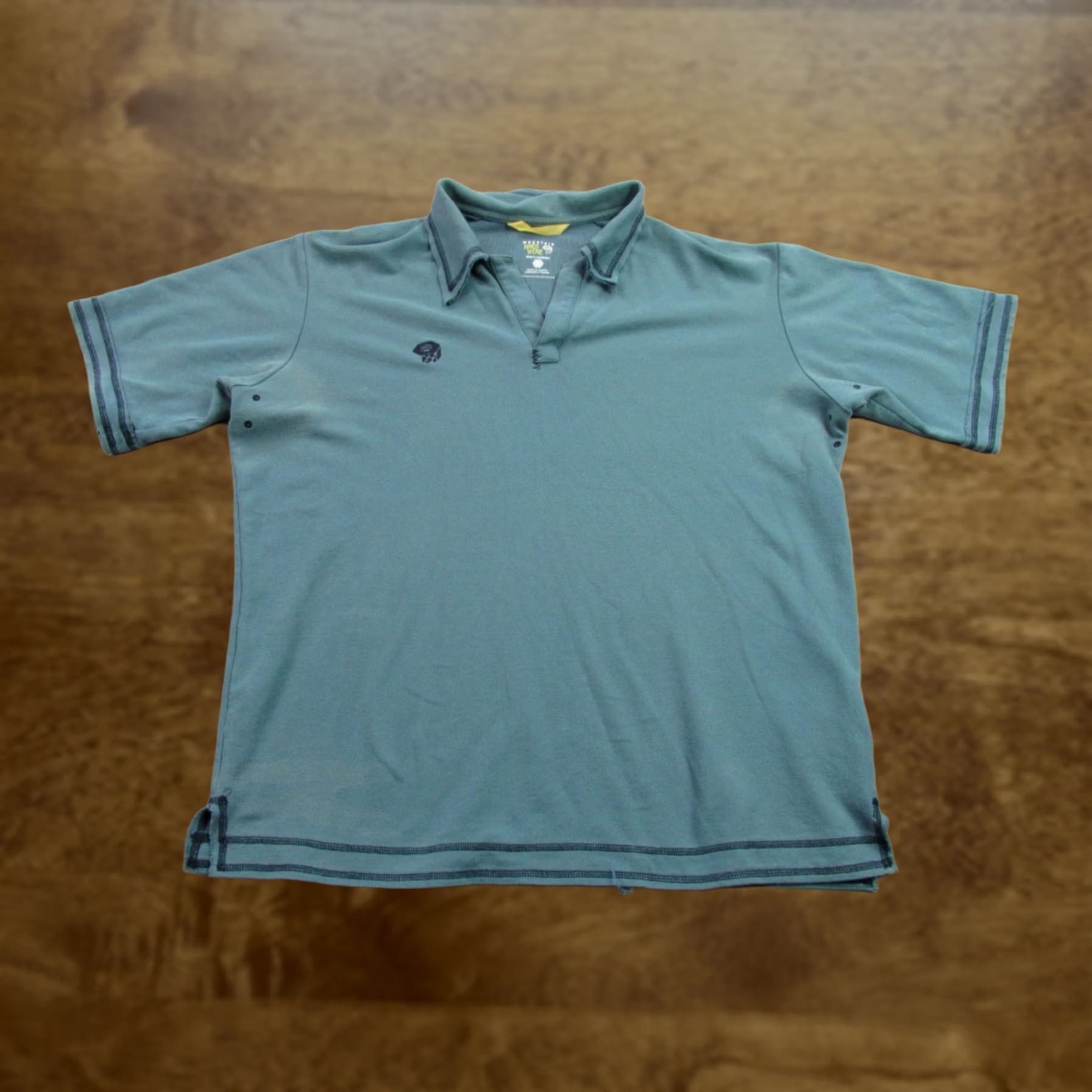 Mountain Hardwear Mountain Hardwear Shirt Mens XL Short Sleeve Green Lightweight Golf Polo Size US XL / EU 56 / 4 - 1 Thumbnail