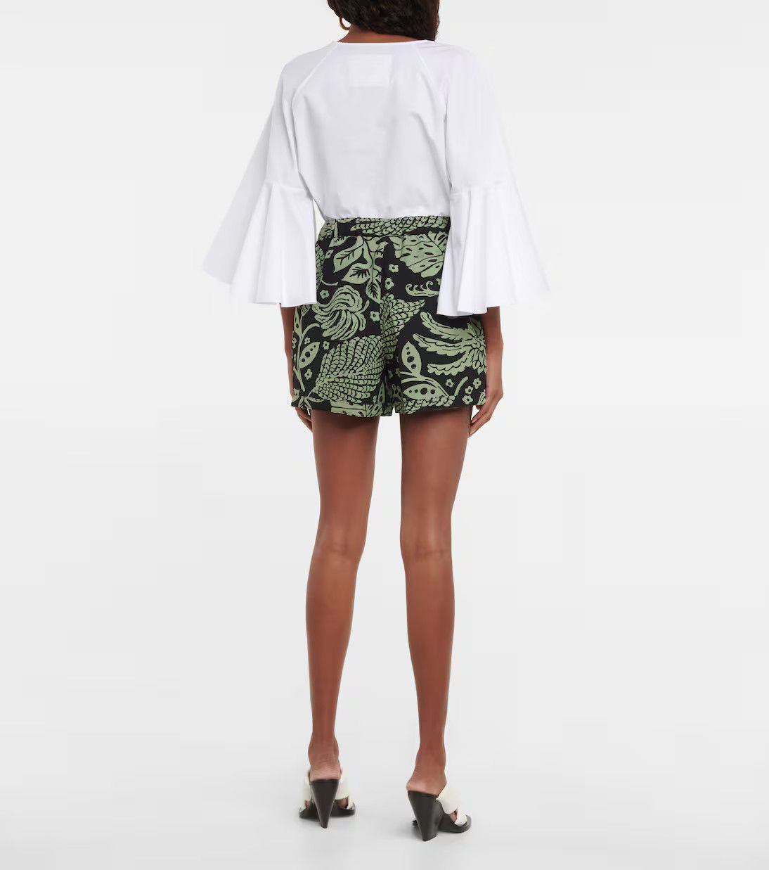 Jil Sander o1y1025 Short in Military Green/Black Size 25" / US 0 / IT 36 - 3 Thumbnail