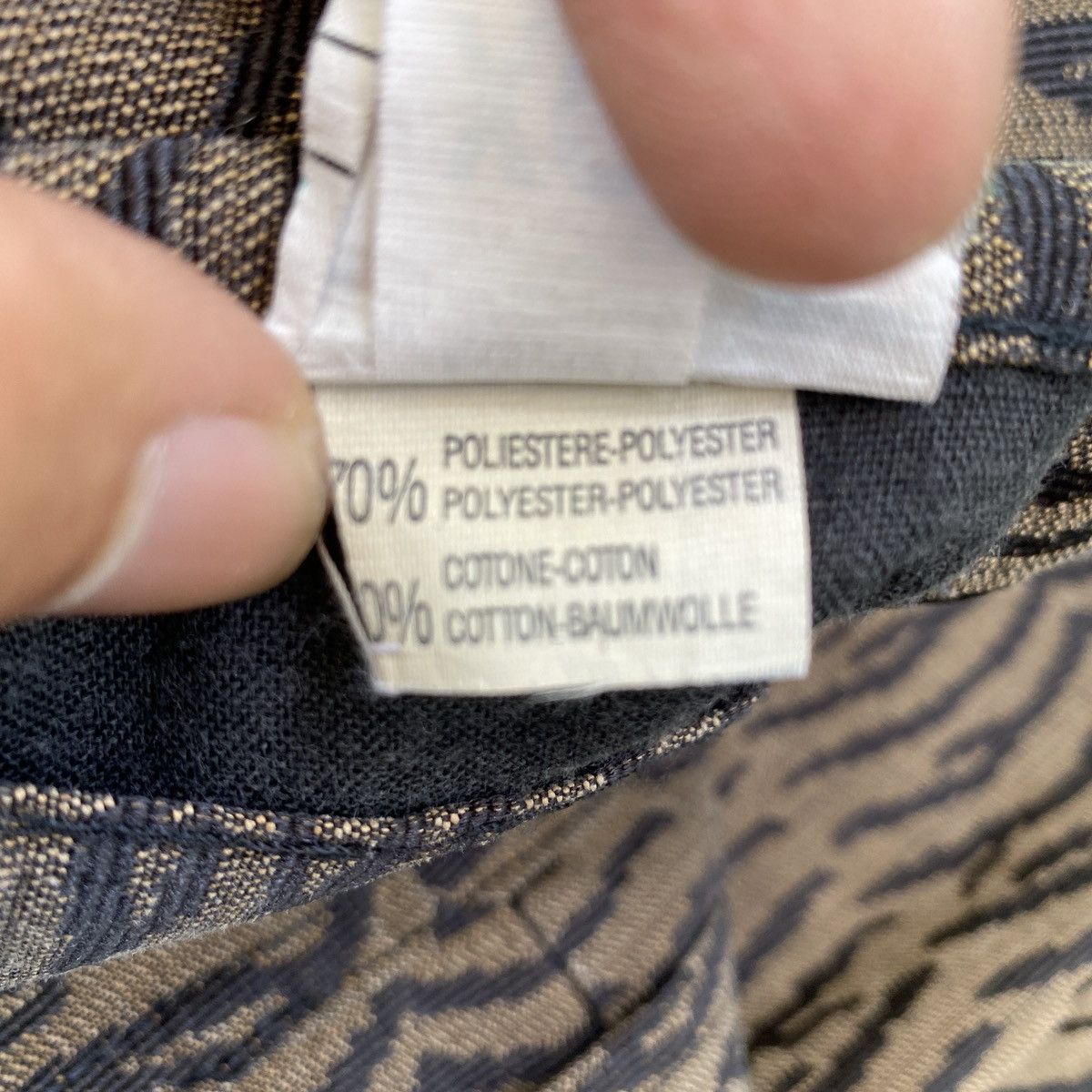 Fendi Vintage Fendi Tiger Stripe High Waist Trousers Pants Size 24" / US 00 / IT 34 - 8 Thumbnail