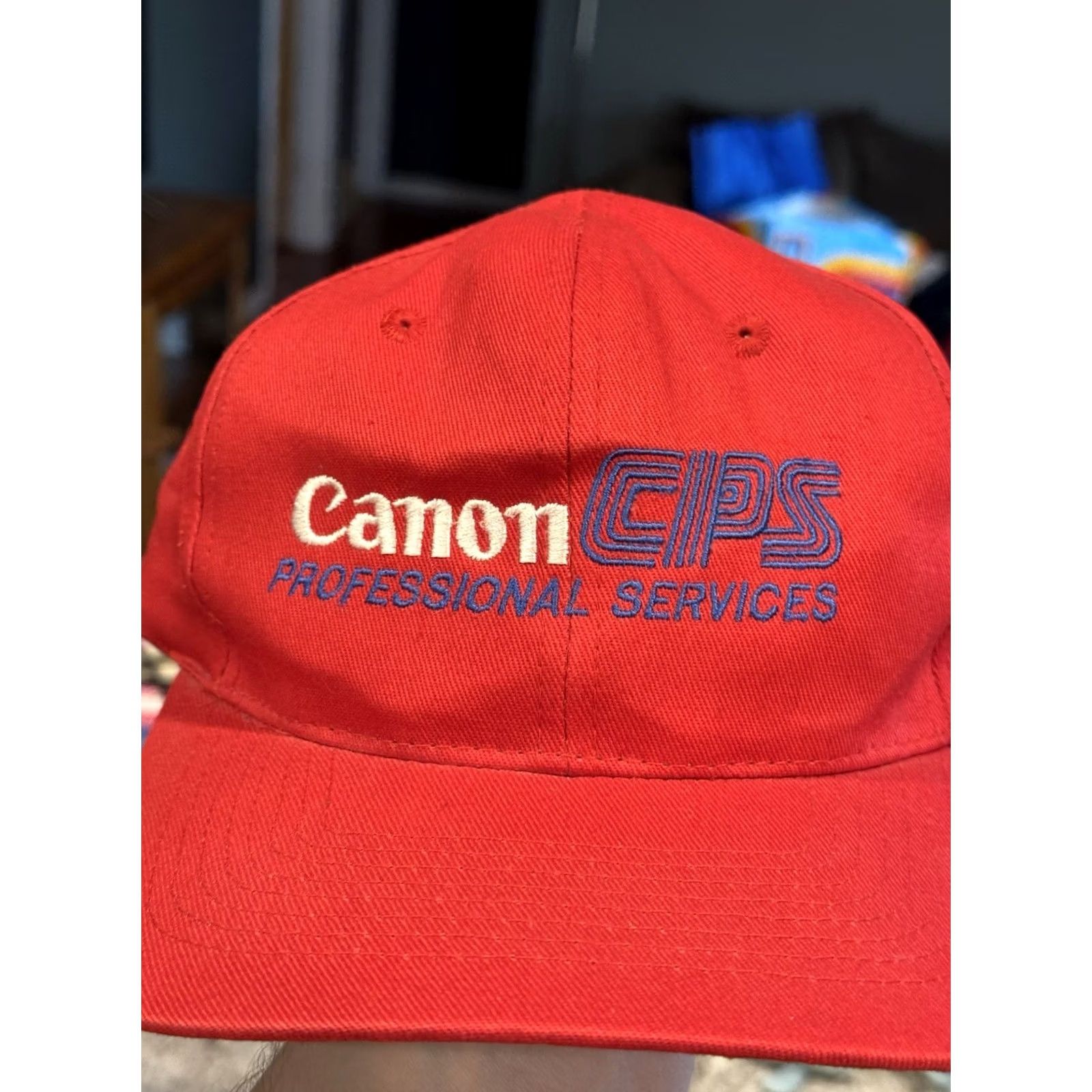 Canon VINTAGE CPS Canon Professional Services Cameraman SnapBack Hat Cap Sports KC 90s Men Size ONE SIZE - 2 Thumbnail