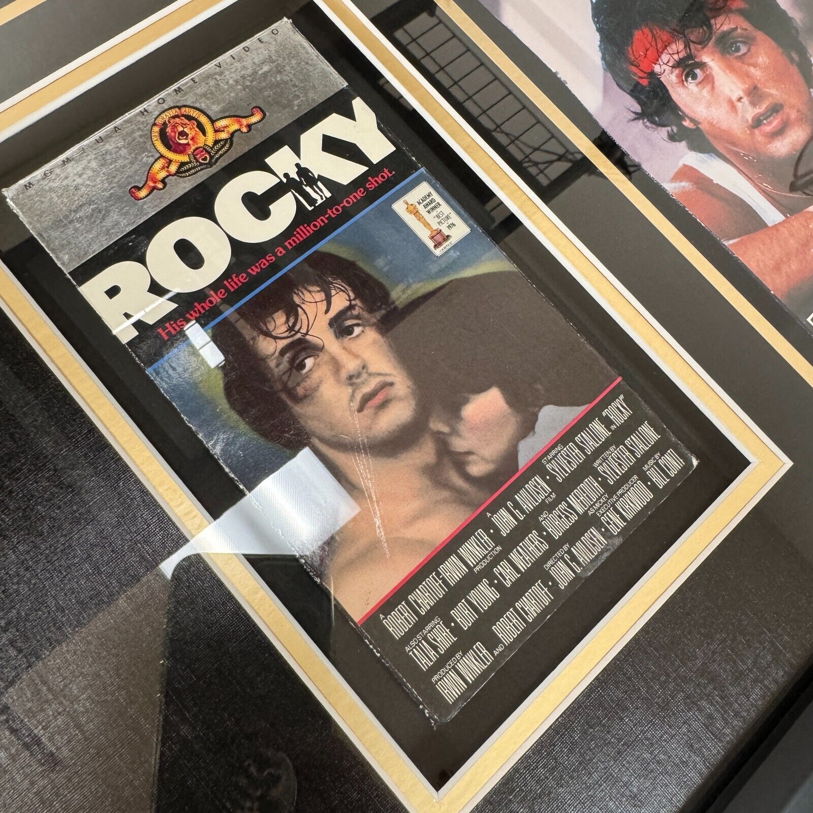 Vintage 1976 Rocky Movie Collector Memorabilia Framed Shirt VHS Size US XS / EU 42 / 0 - 8 Thumbnail