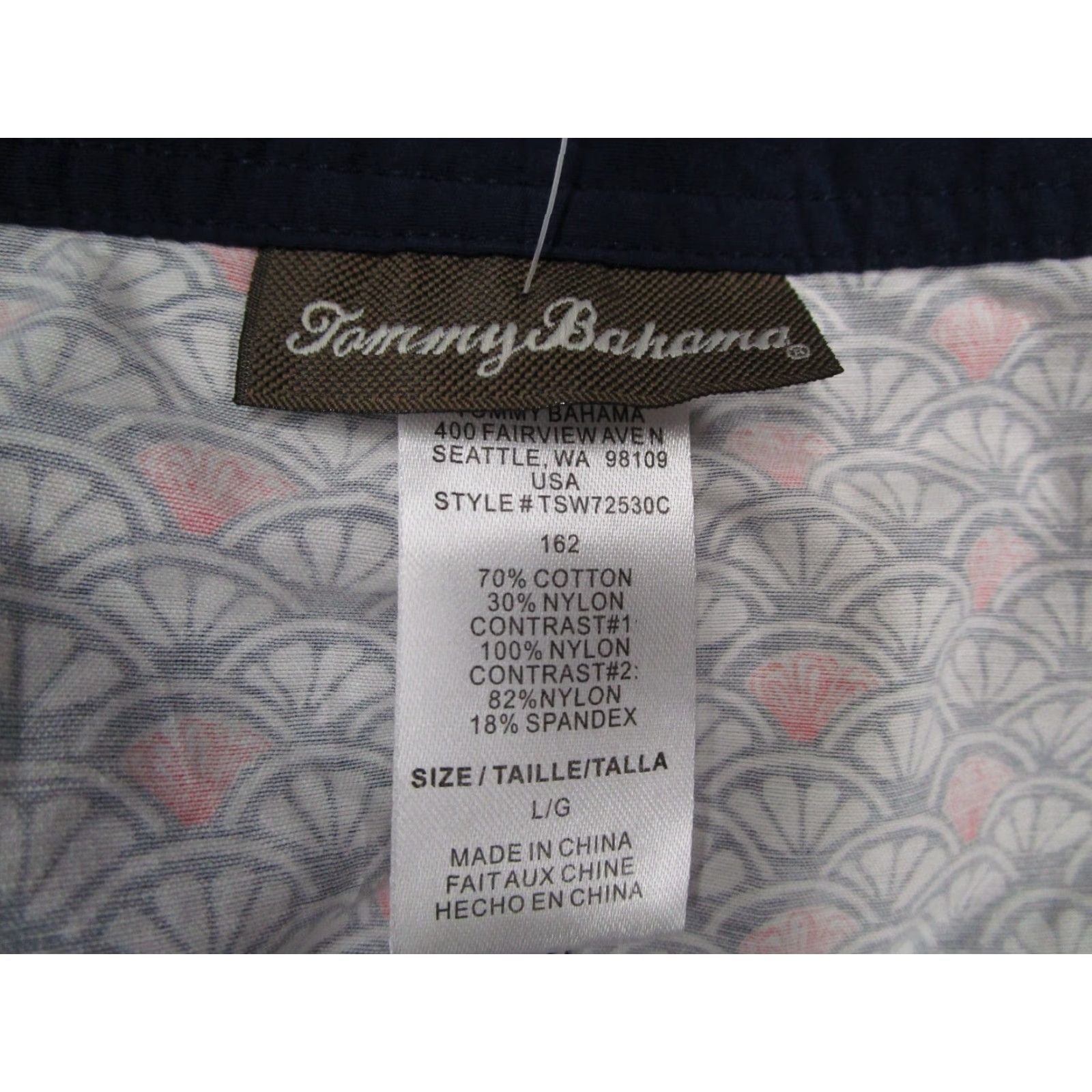 Tommy Bahama TOMMY BAHAMA Men Blue Paradise Provencial 5" Swim Trunks Trunks Size US 33 - 2 Thumbnail