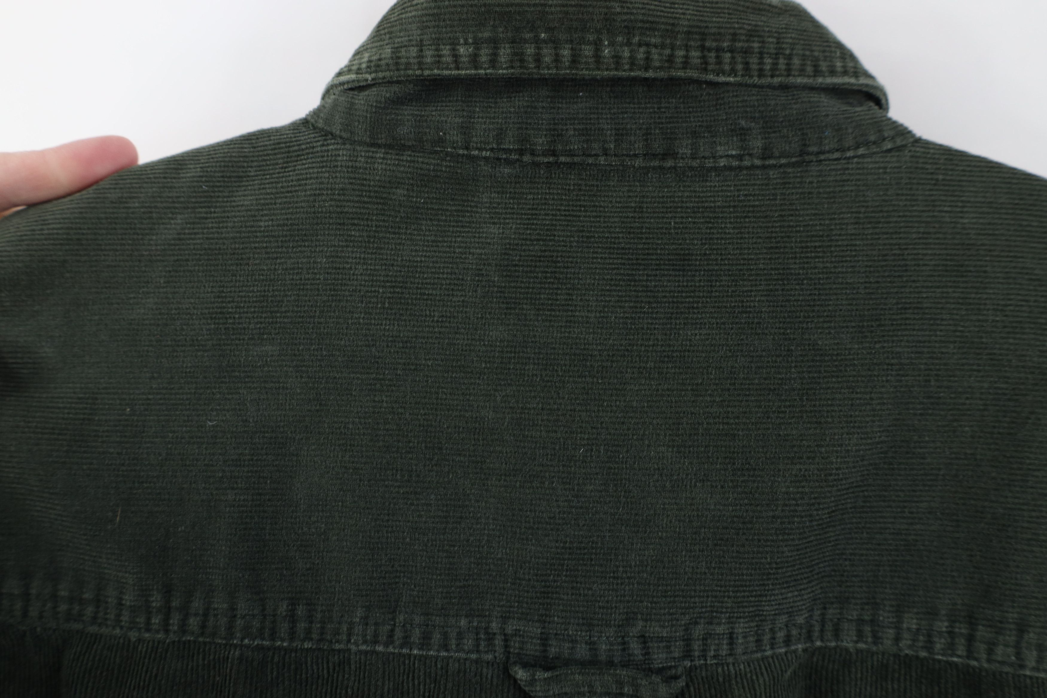 Vintage Vintage 90s Streetwear Collared Button Down Shirt Green Size US XL / EU 56 / 4 - 12 Thumbnail