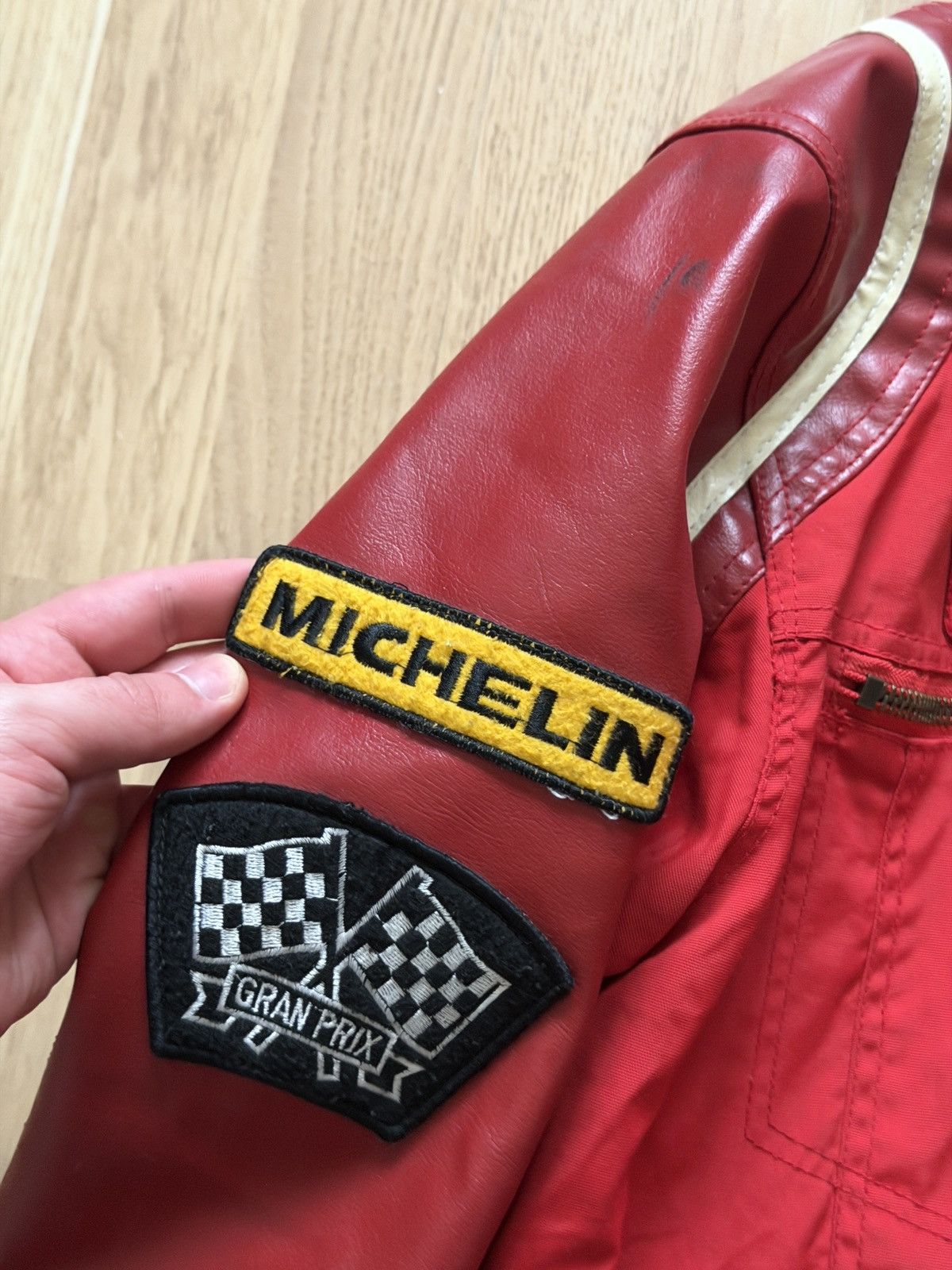 NASCAR Nascar racing moto formula 1 jacket vintage leather 2000s Size US M / EU 48-50 / 2 - 6 Thumbnail