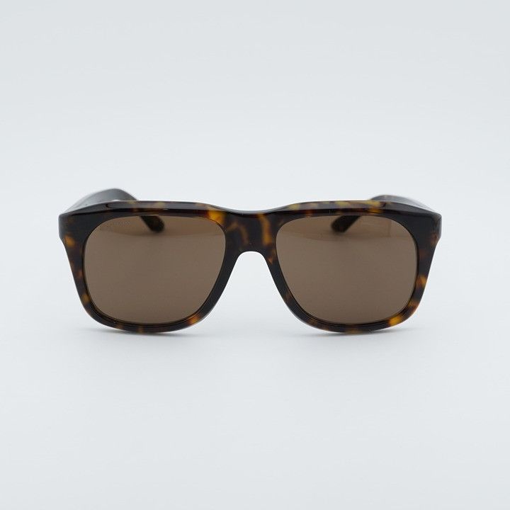 Gucci Gucci GG2077S 002 Sunglasses Havana Square Frame, Brown Size ONE SIZE - 2 Thumbnail