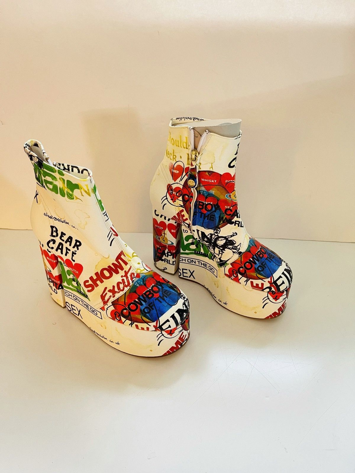 Vivienne Westwood Vivienne Westwood TOWERING HEELS meaningless PRINT IT 37 Size US 7 / IT 37 - 8 Thumbnail