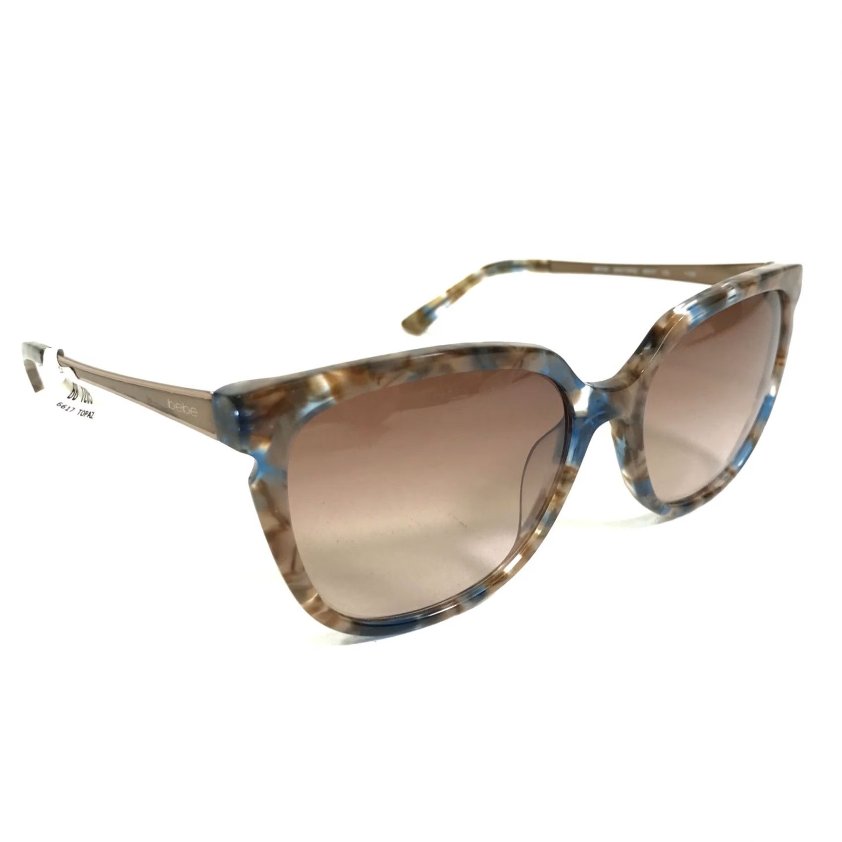 Bebe Sunglasses BB7205 200 TOPAZ Blue Brown Tortoise Frames  display picture 2