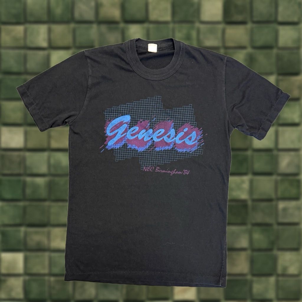 Vintage VINTAGE 1984 Genesis Birmingham NEC Concert T Shirt Black Size M Shirt Mens Music Size US M / EU 48-50 / 2 - 1 Thumbnail